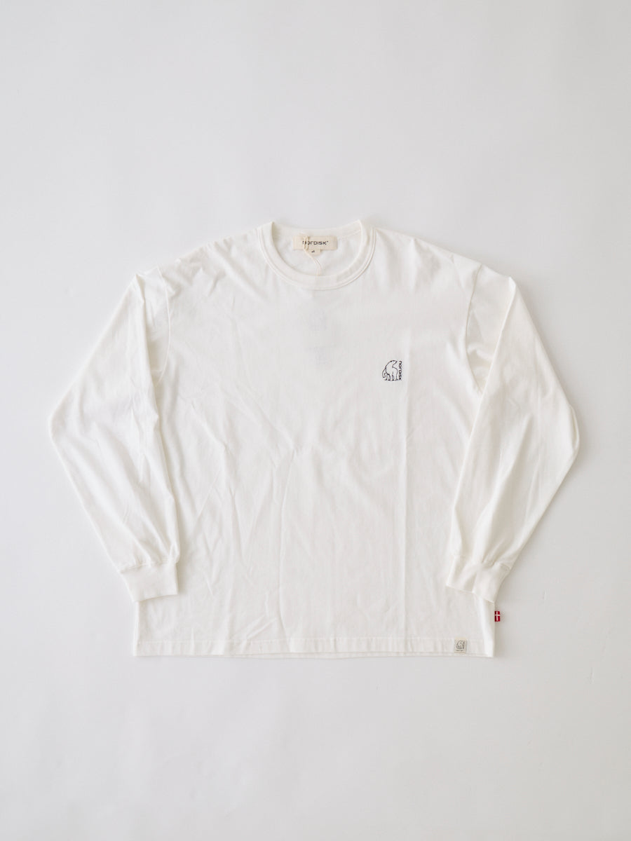 OG COTTON EMBROIDERY LOGO L/S TSHIRT