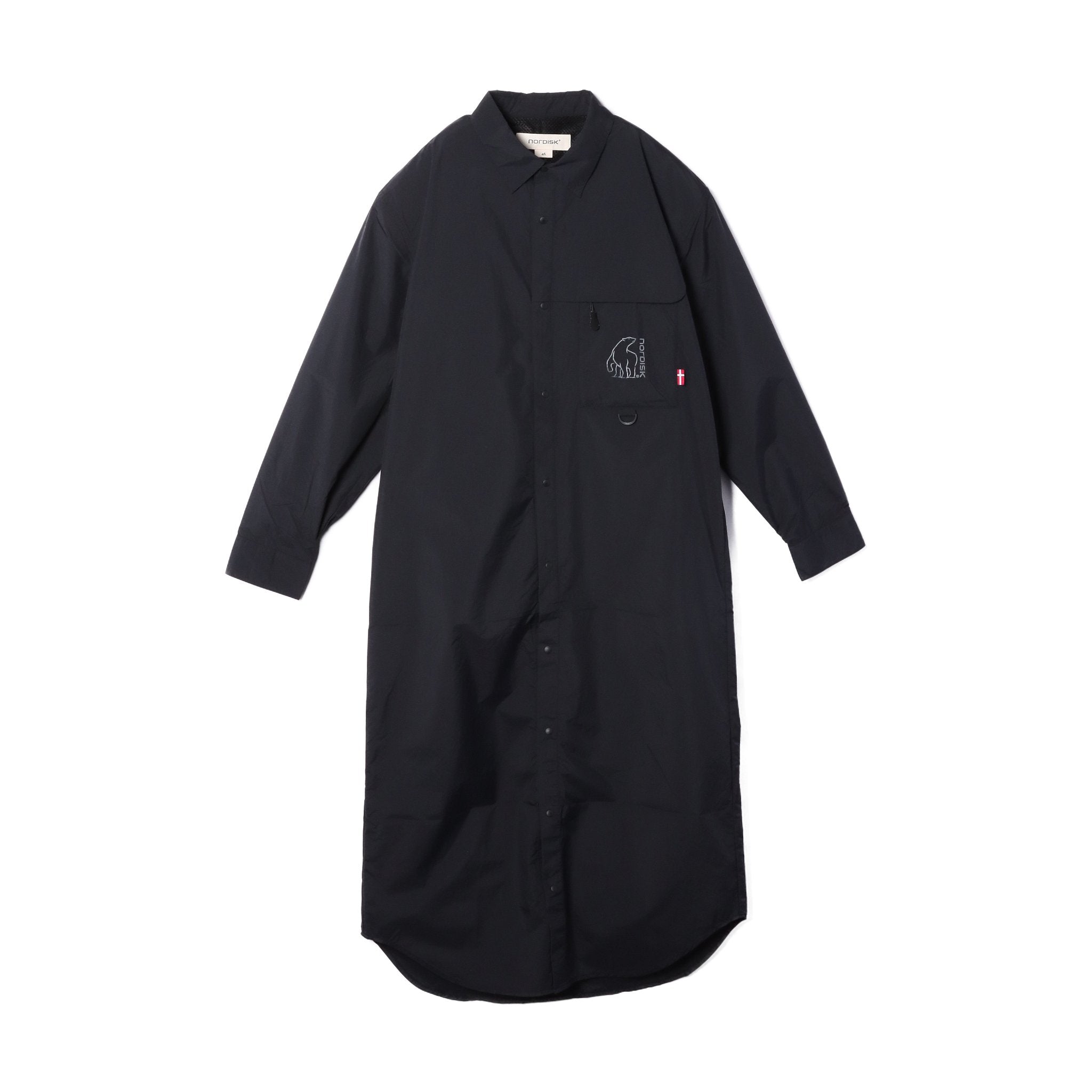 NYLON TAFFETA WOMEN'S SHIRTS DRESS