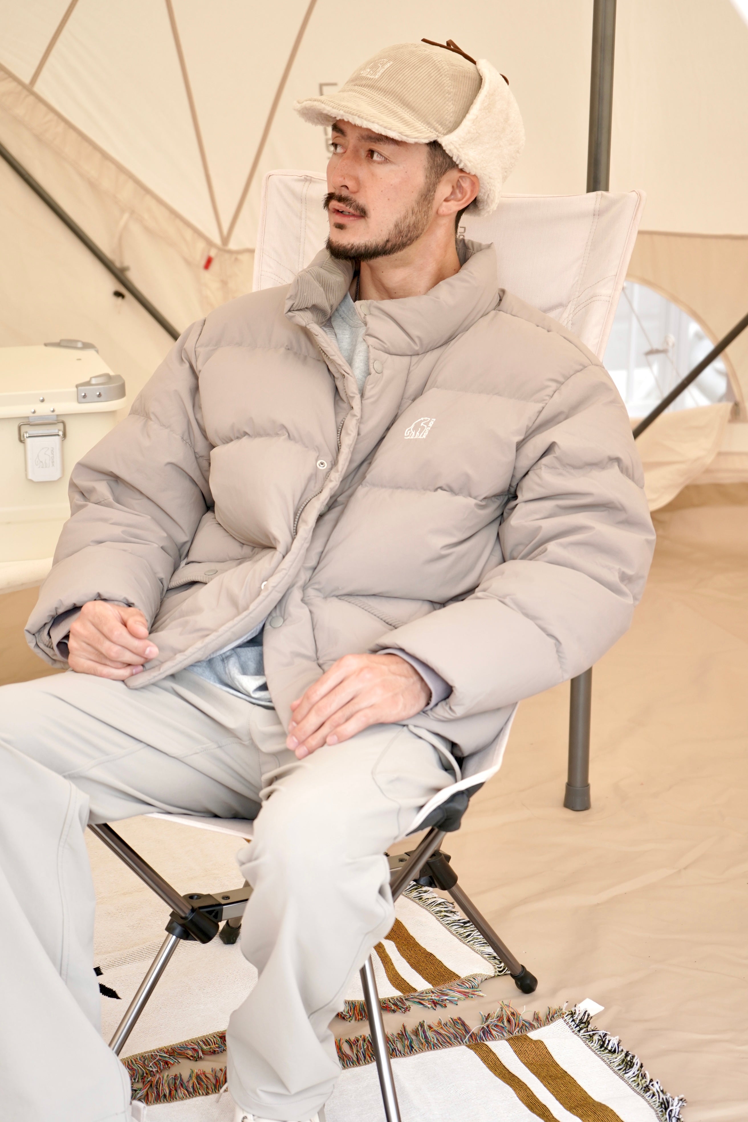 CRYSTAL DOWN MEN'S PUFFER JUMPER
