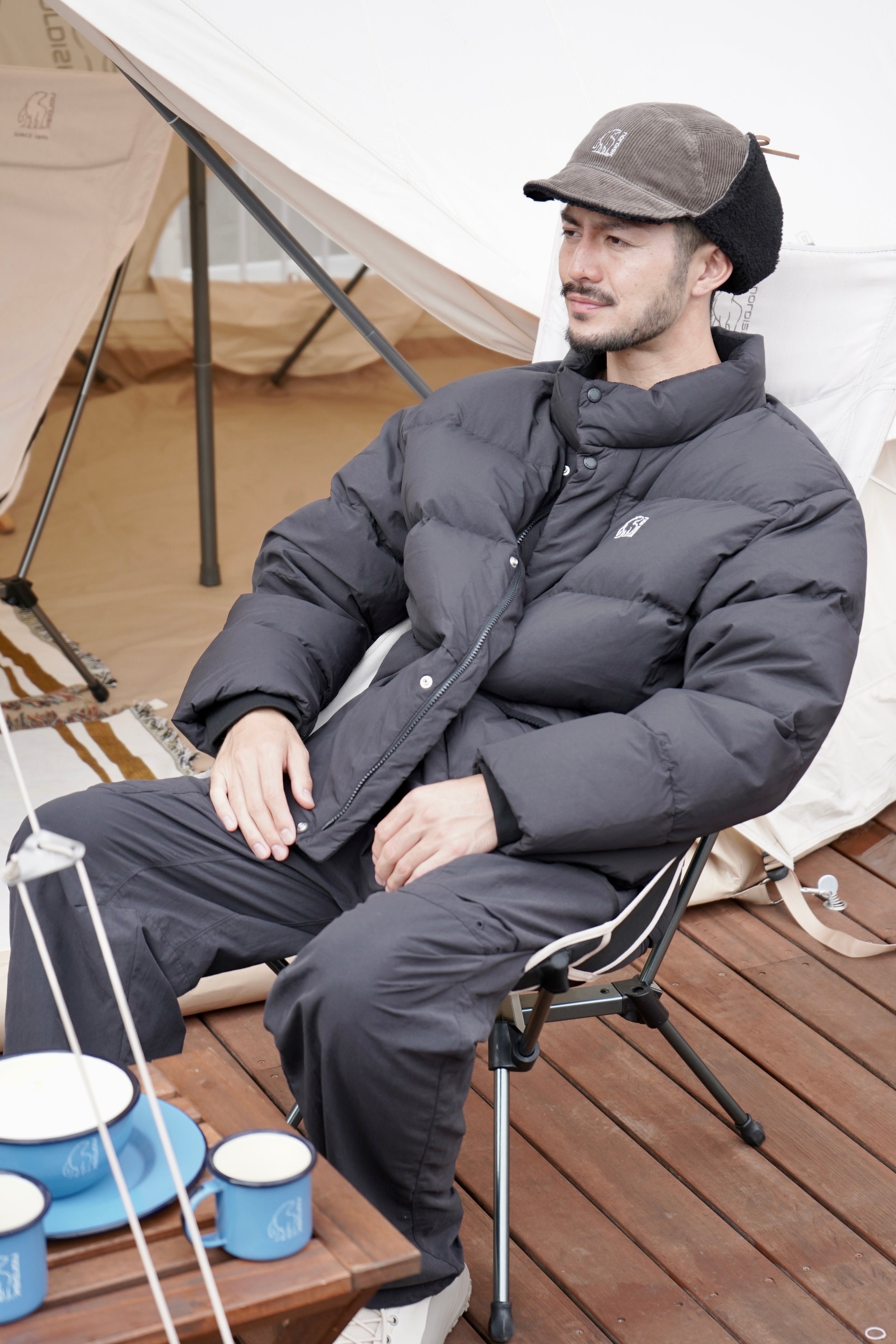 CRYSTAL DOWN MEN'S PUFFER JUMPER