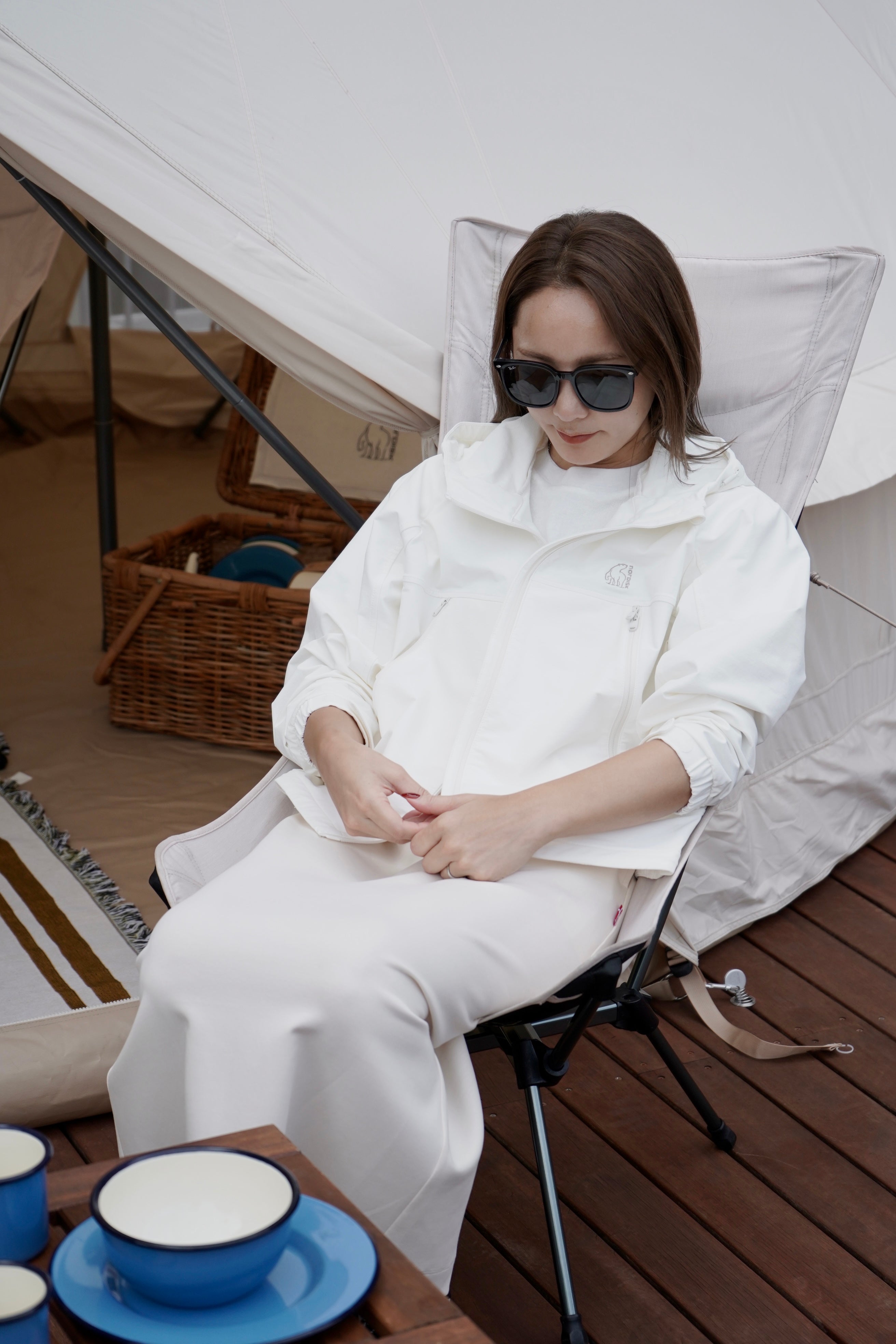 WOMEN'S CAMPING HOODIE SHORT JACKET