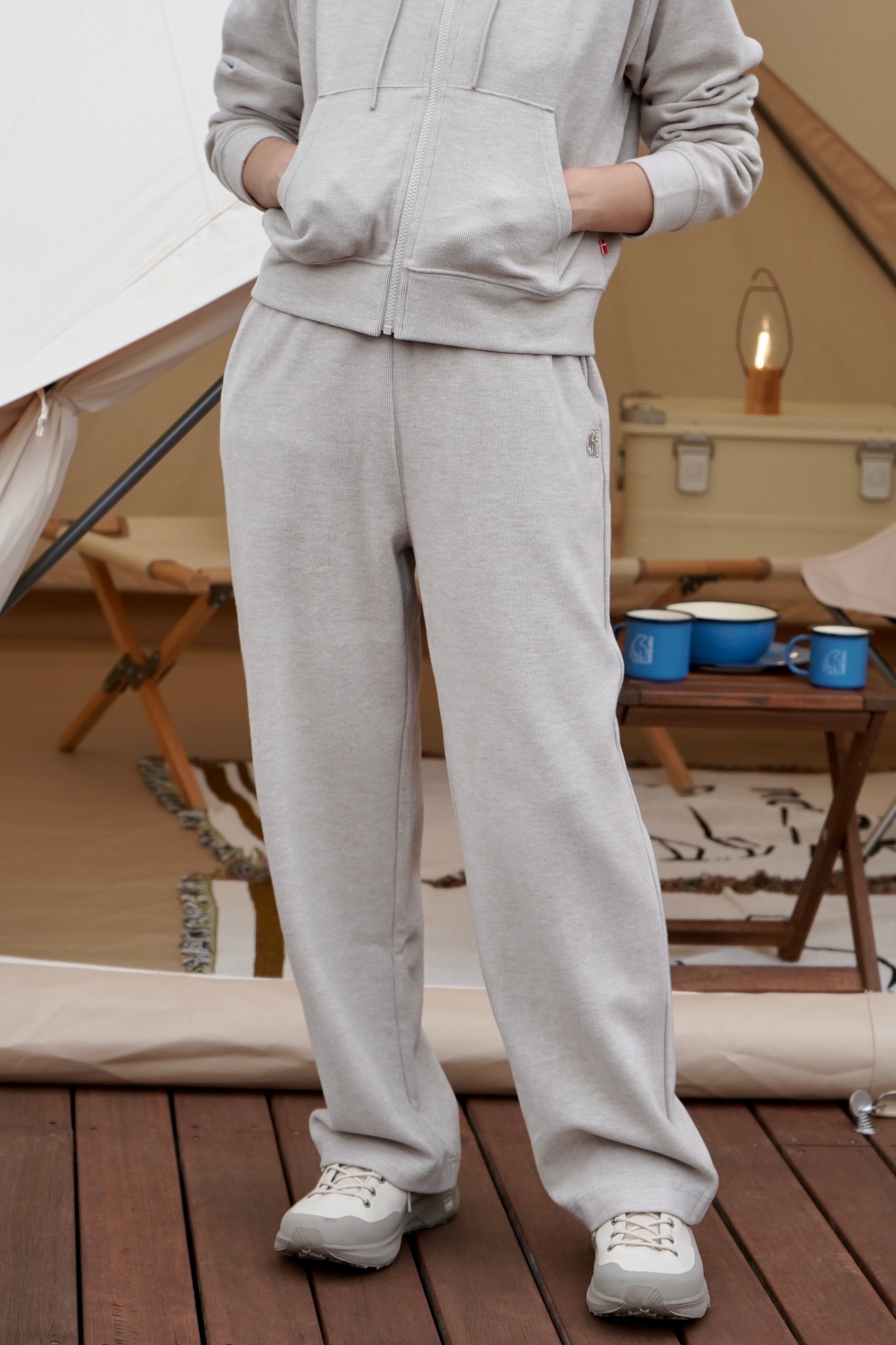 WOMEN'S KNIT LIKE STRAIGHT SWEATPANTS