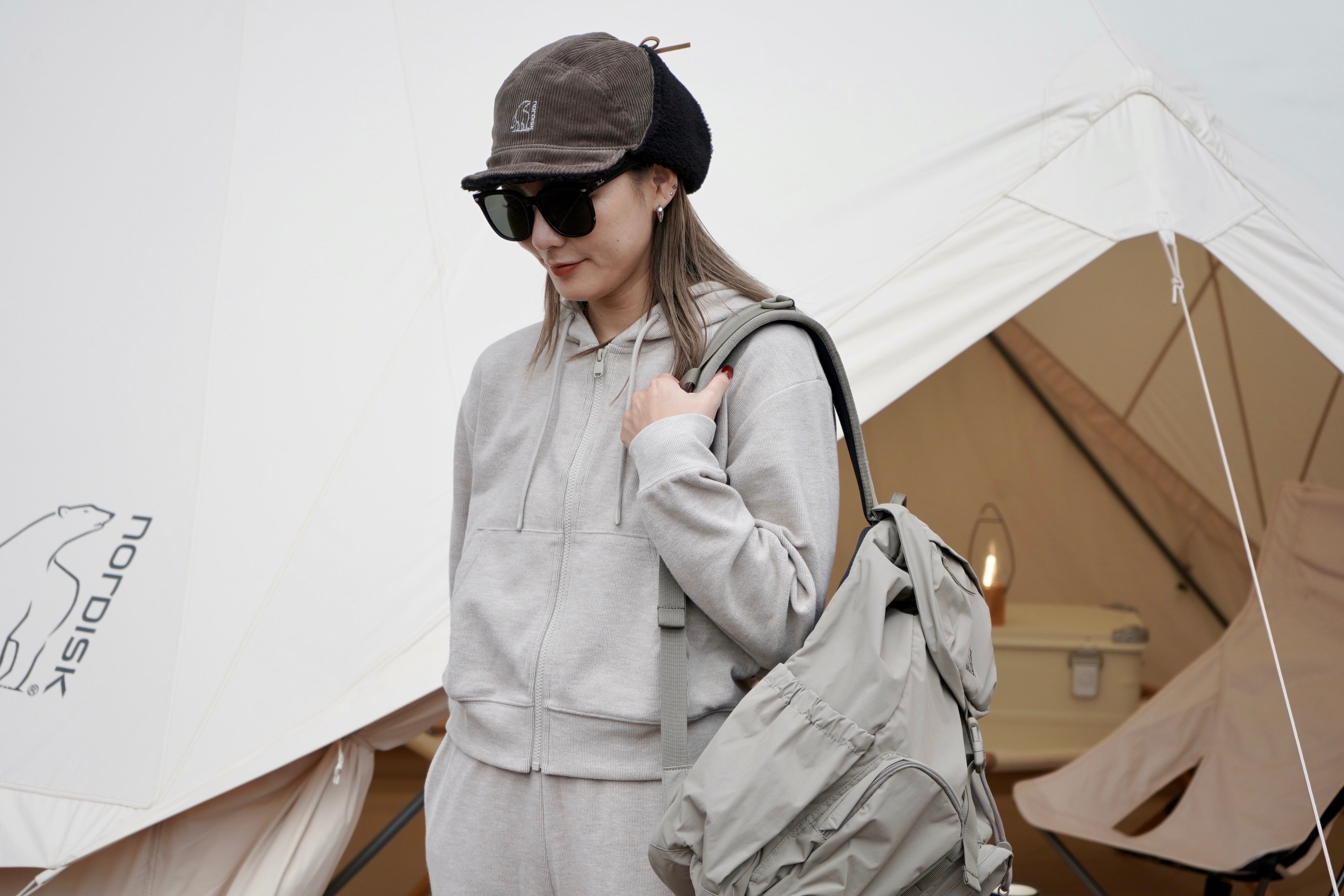 CORDUROY EARMUFF CAP
