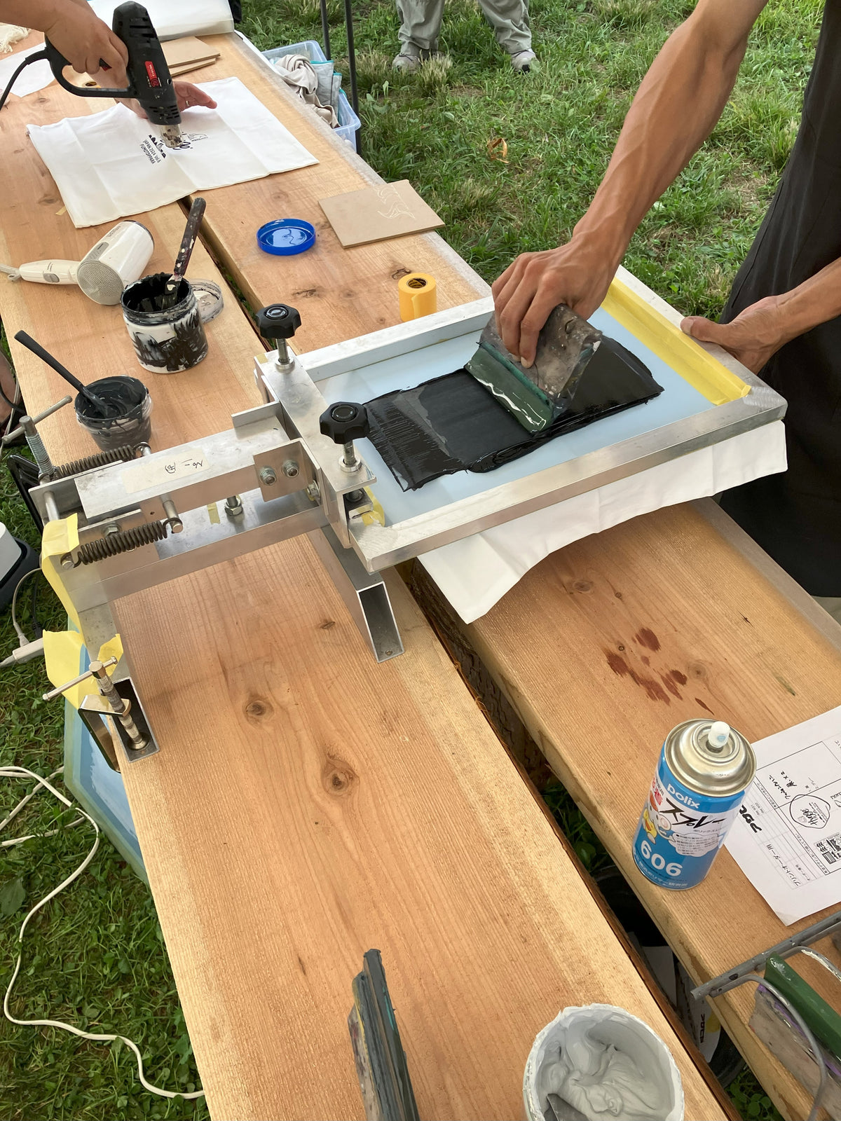 【HWNVOL.8 WORKSHOP】silk screen print