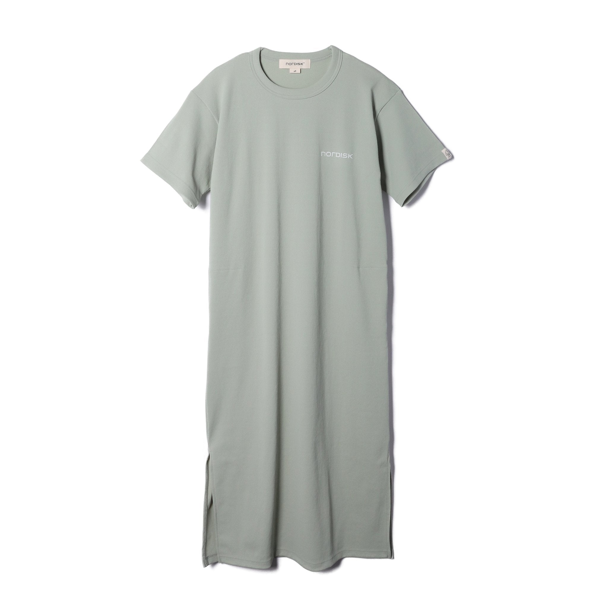 POPCORN KNIT TEE-DRESS