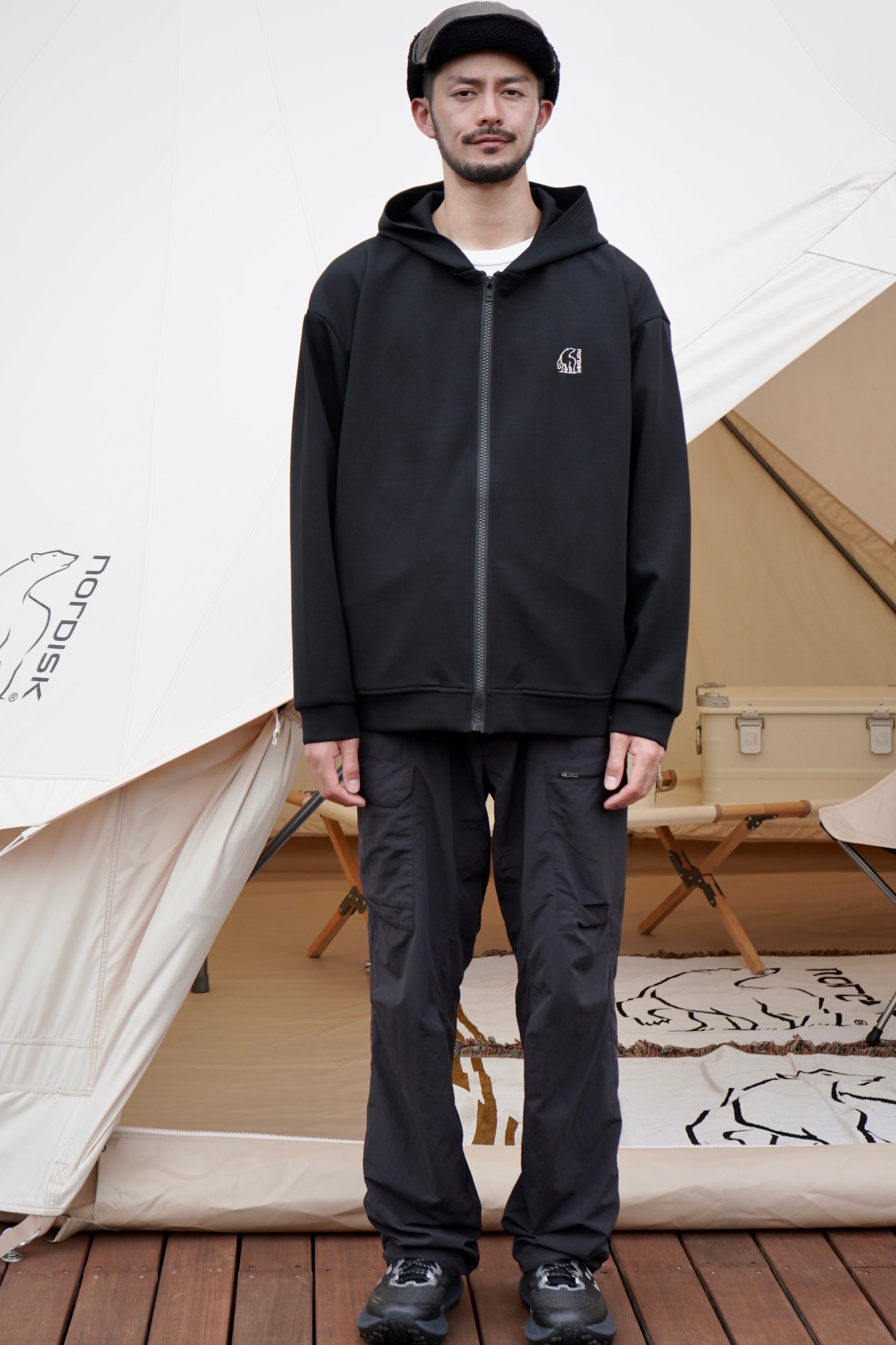 DOUBLE AIR JERSEY UNI FOODIE JACKET