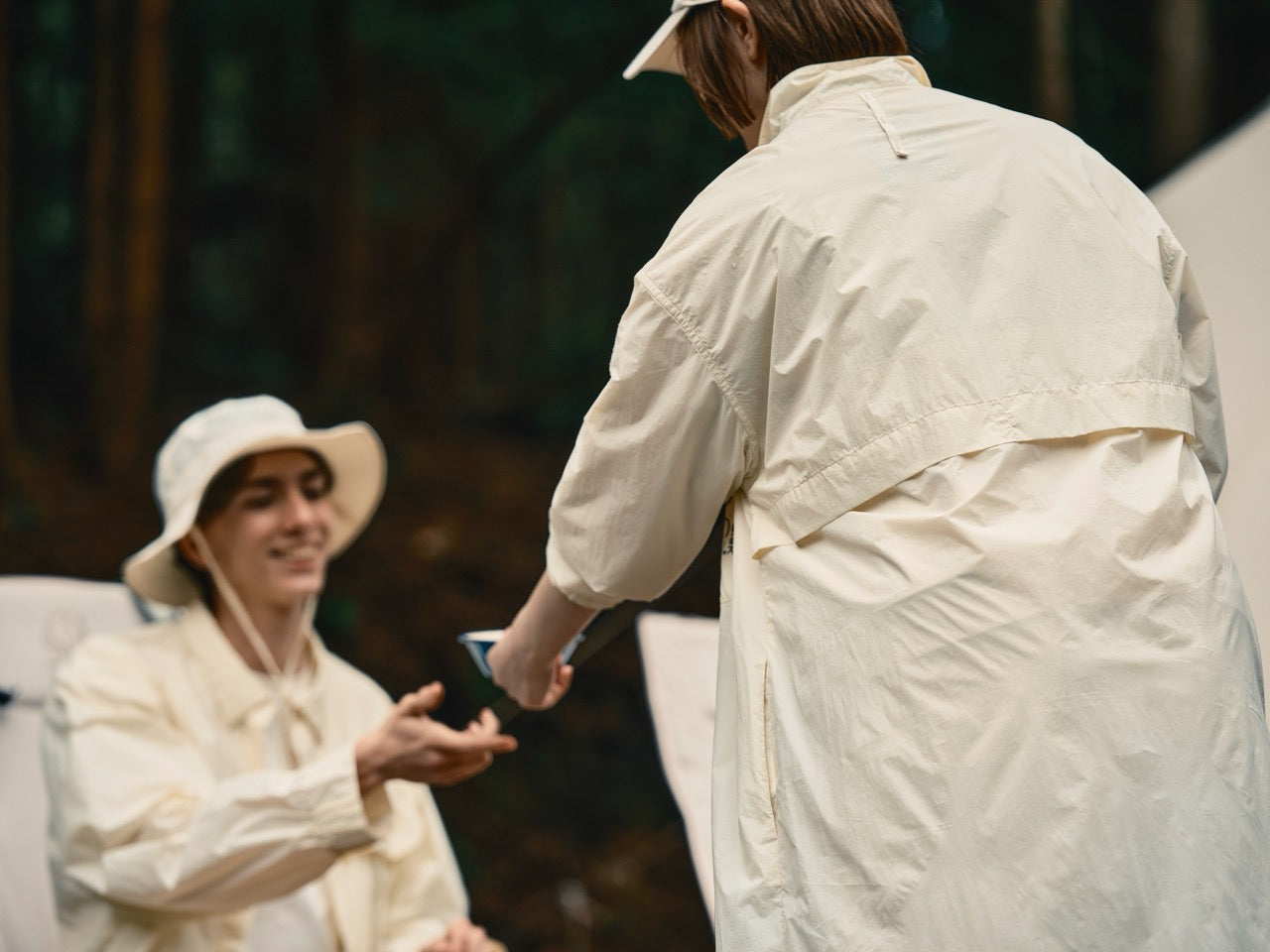 NYLON TAFFETA WOMEN'S SHIRTS DRESS