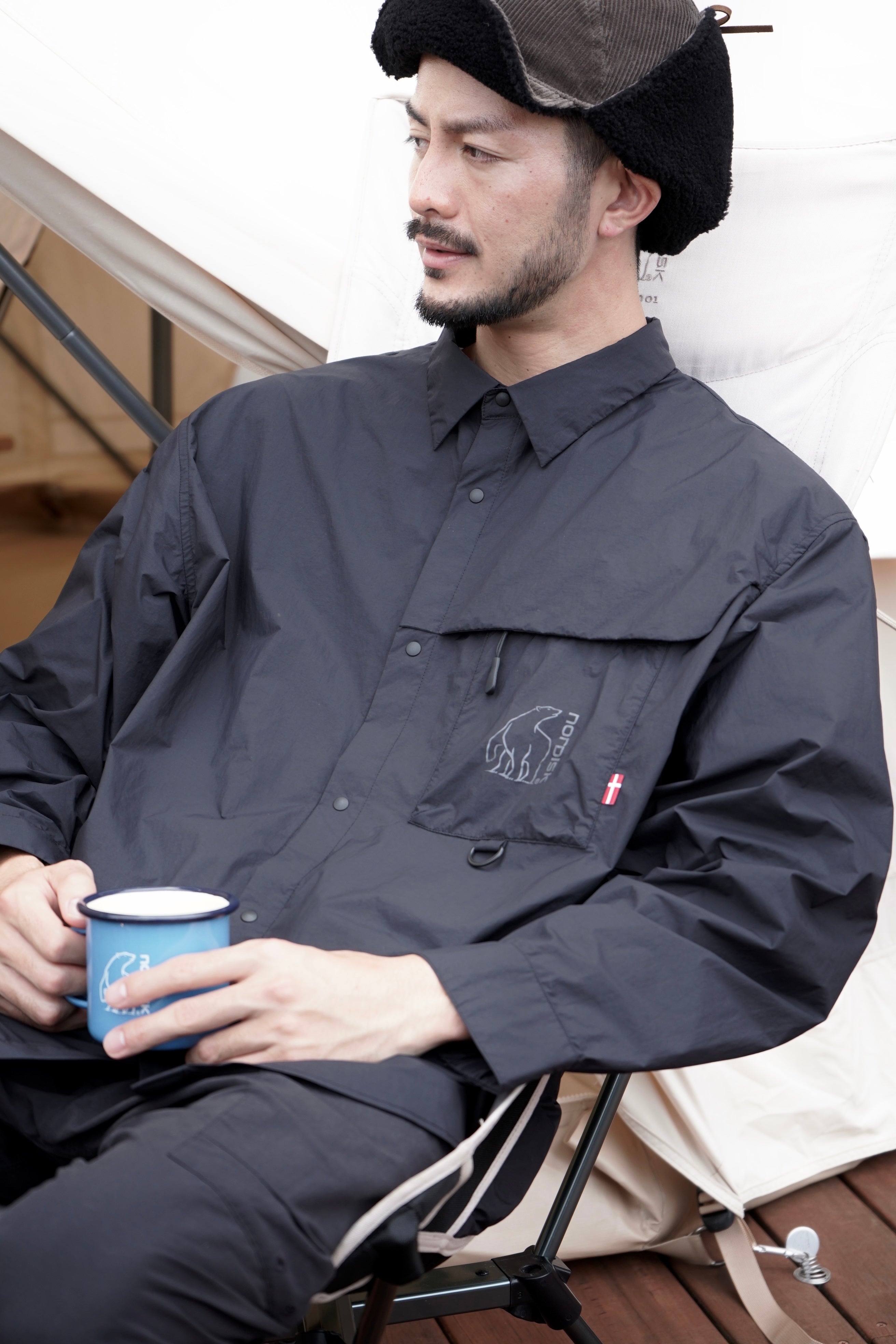 NYLON TAFFETA UNI SHIRTS