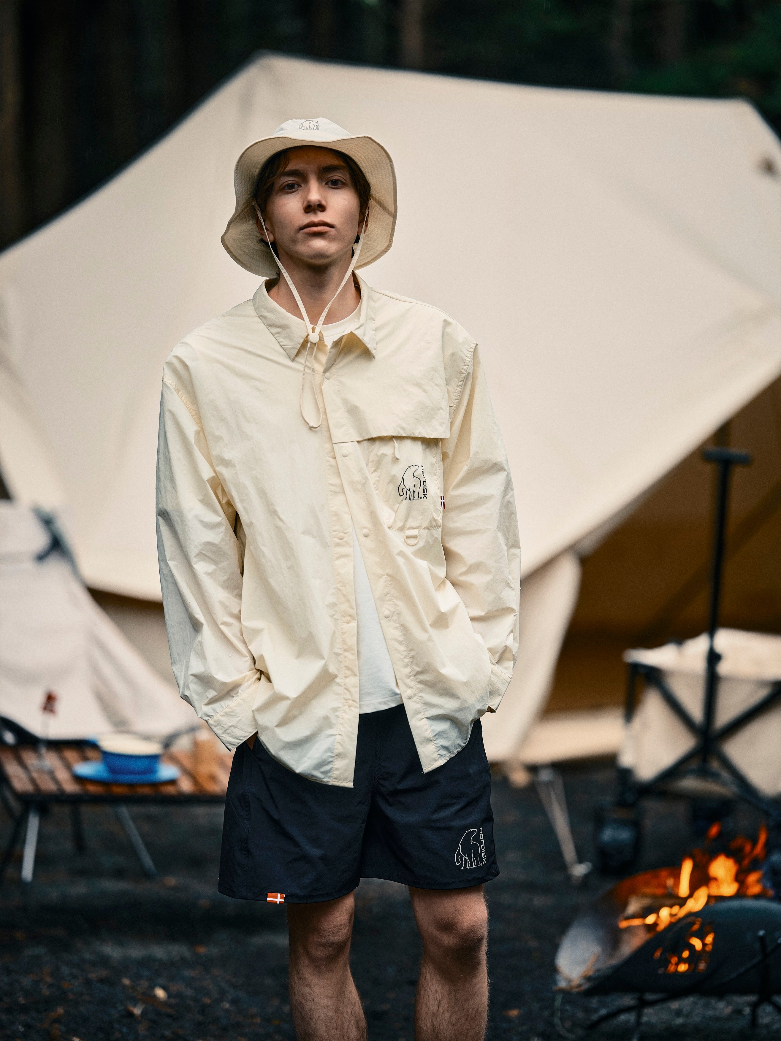 NYLON TAFFETA UNI SHIRTS