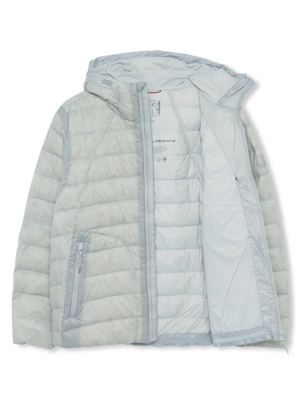UNI ROCKY LIGHT CRYSTAL DOWN HOODIE JUMPER