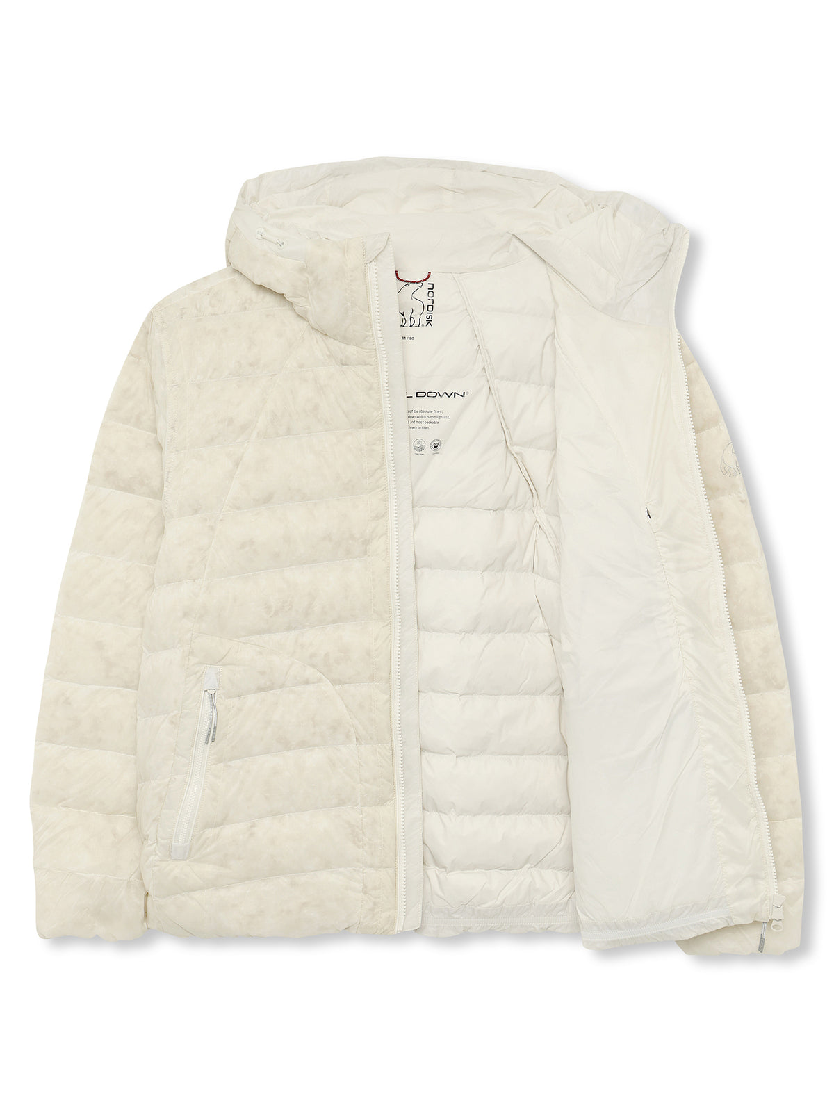 UNI ROCKY LIGHT CRYSTAL DOWN HOODIE JUMPER