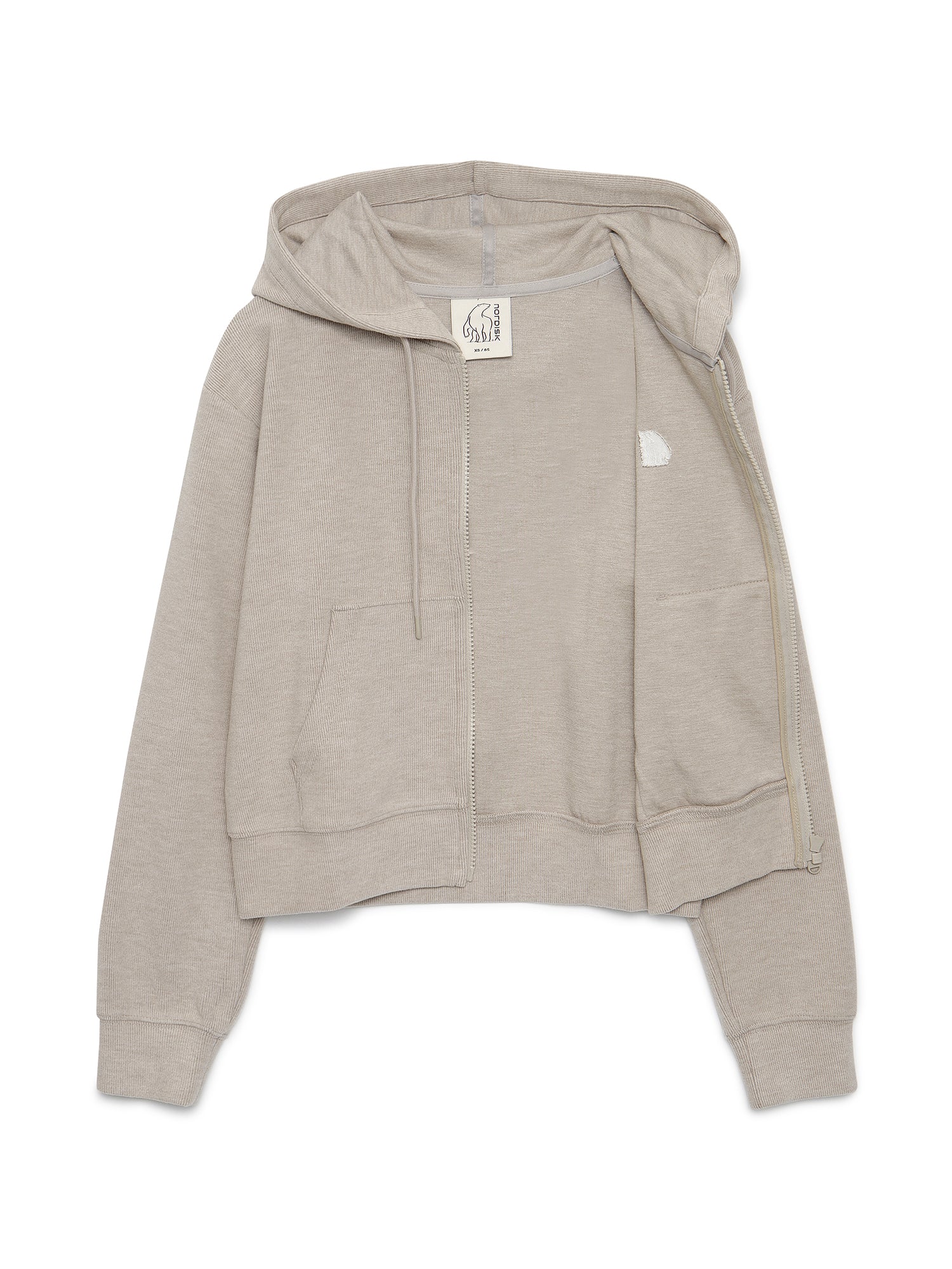 WOMEN'S KNIT LIKE ZIP_UP HOODIE