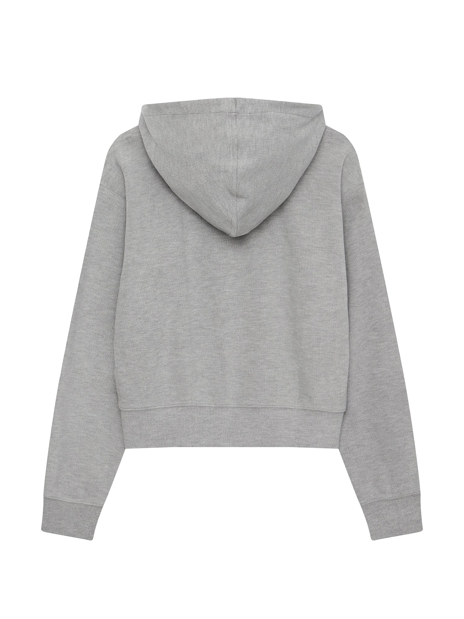 WOMEN'S KNIT LIKE ZIP_UP HOODIE