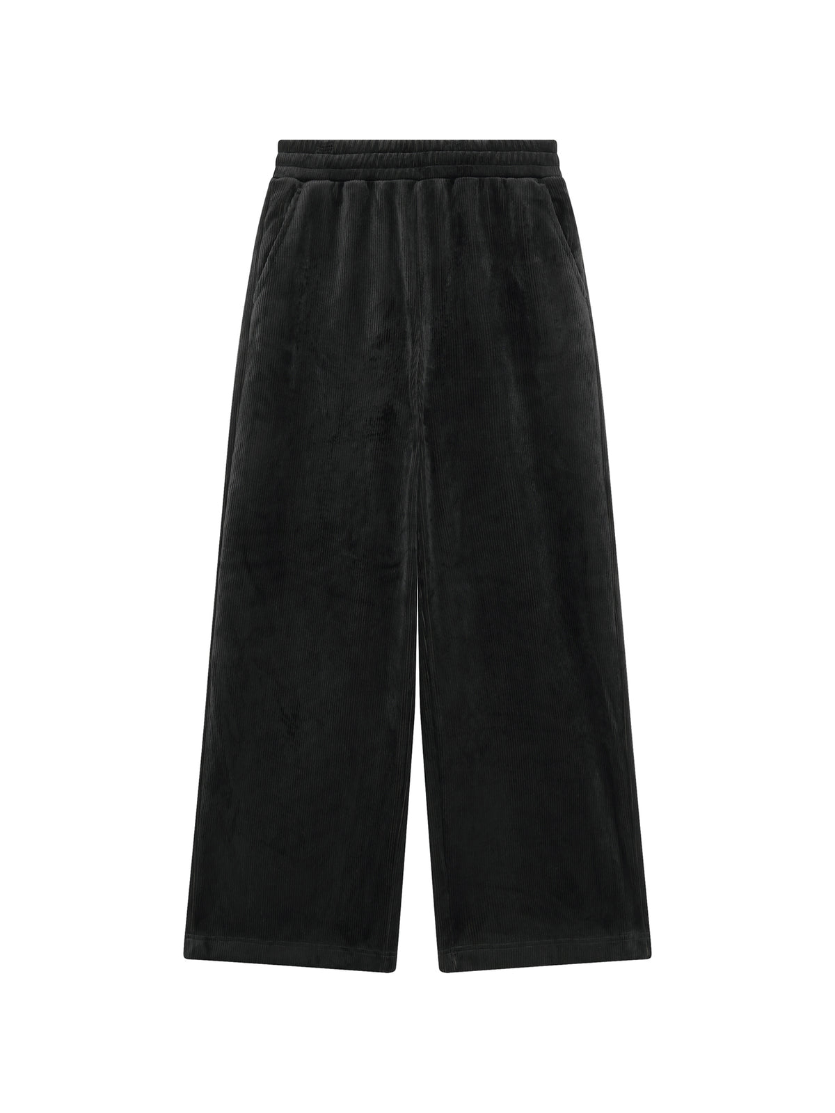 WOMEN'S JERSEY BRUSHED CORDUROY TRAINING STRAIGHT PANTS