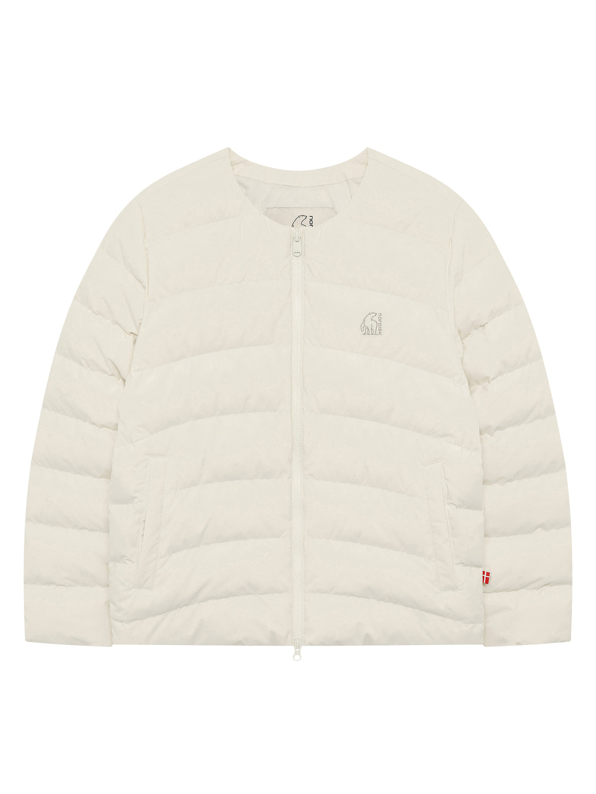 WOMEN'S ALMOND LIGHTWEIGHT CRYSTAL DOWN JACKET
