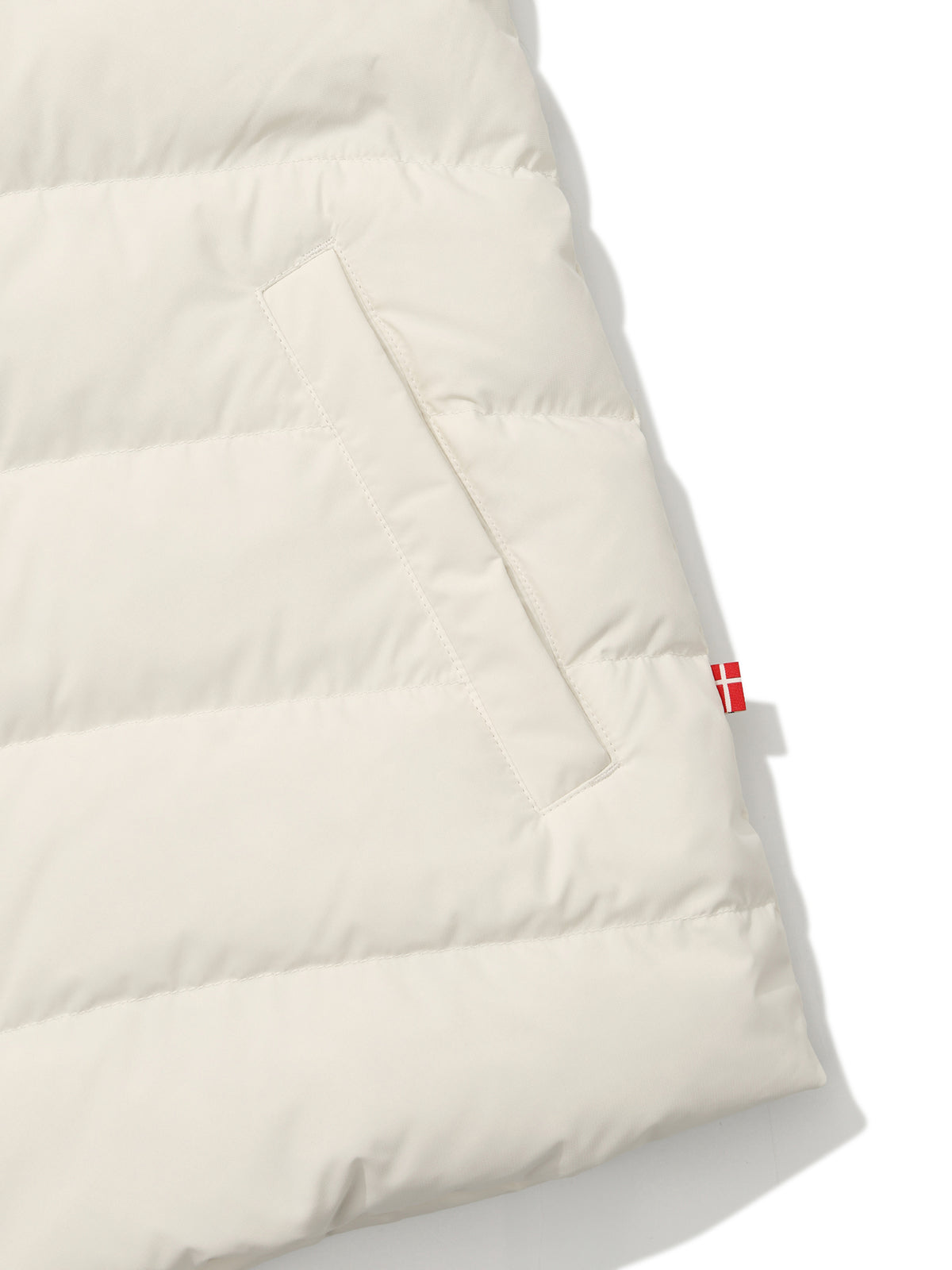 WOMEN'S ALMOND LIGHTWEIGHT CRYSTAL DOWN JACKET
