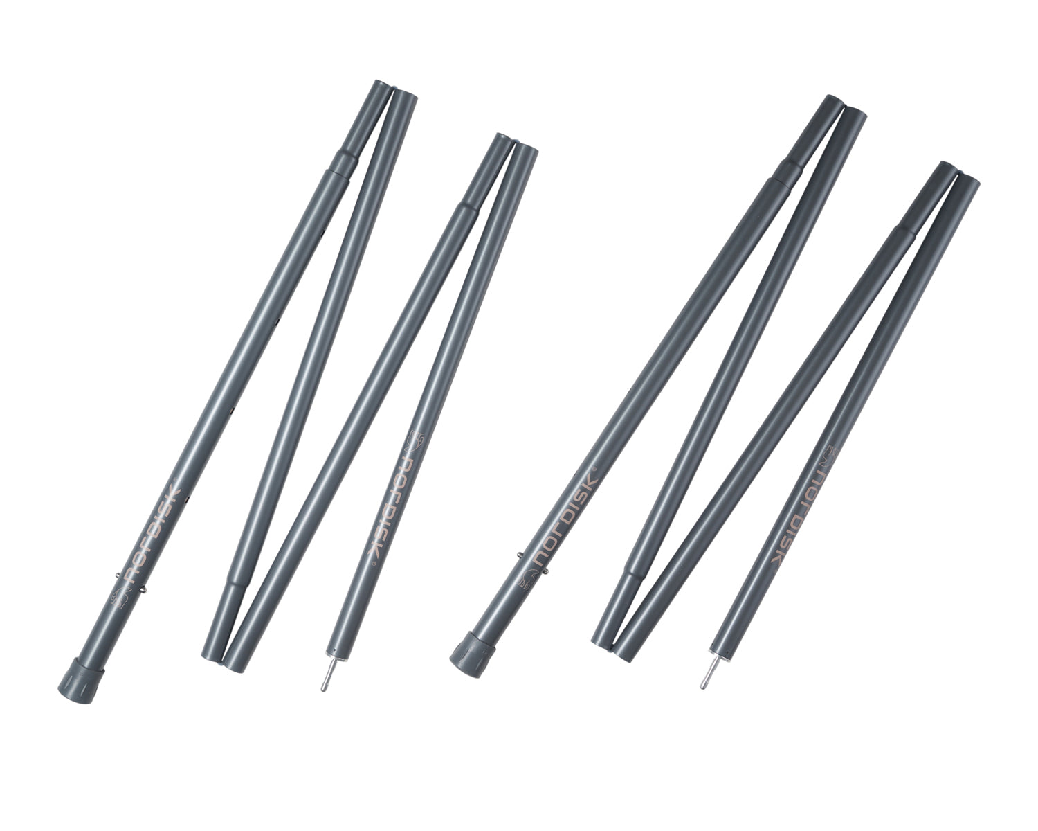 Kari Spare Pole Set 220-260cm (2 Pcs) Steel