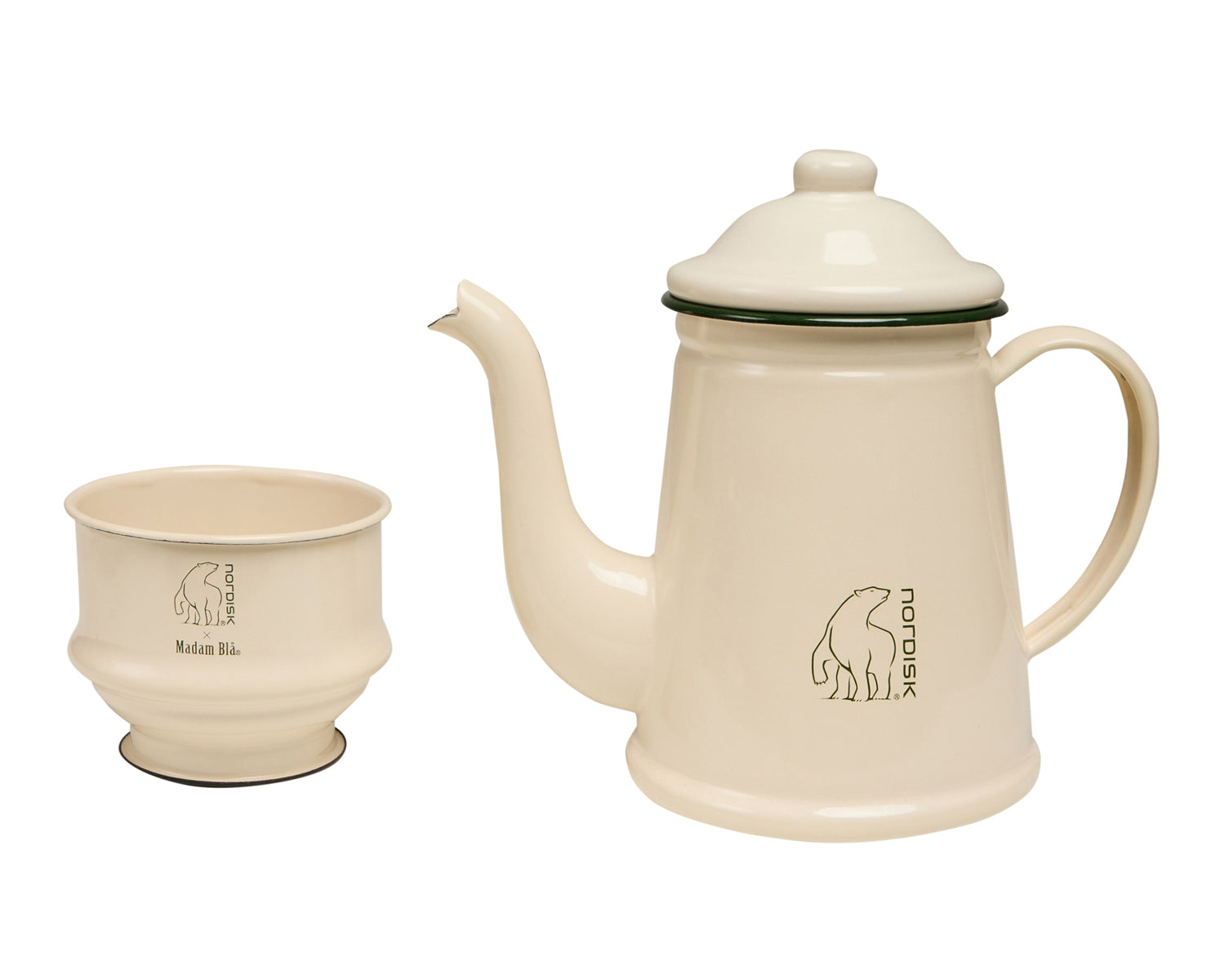 Madam Blå Coffee Pot Cream 【旧品番商品】