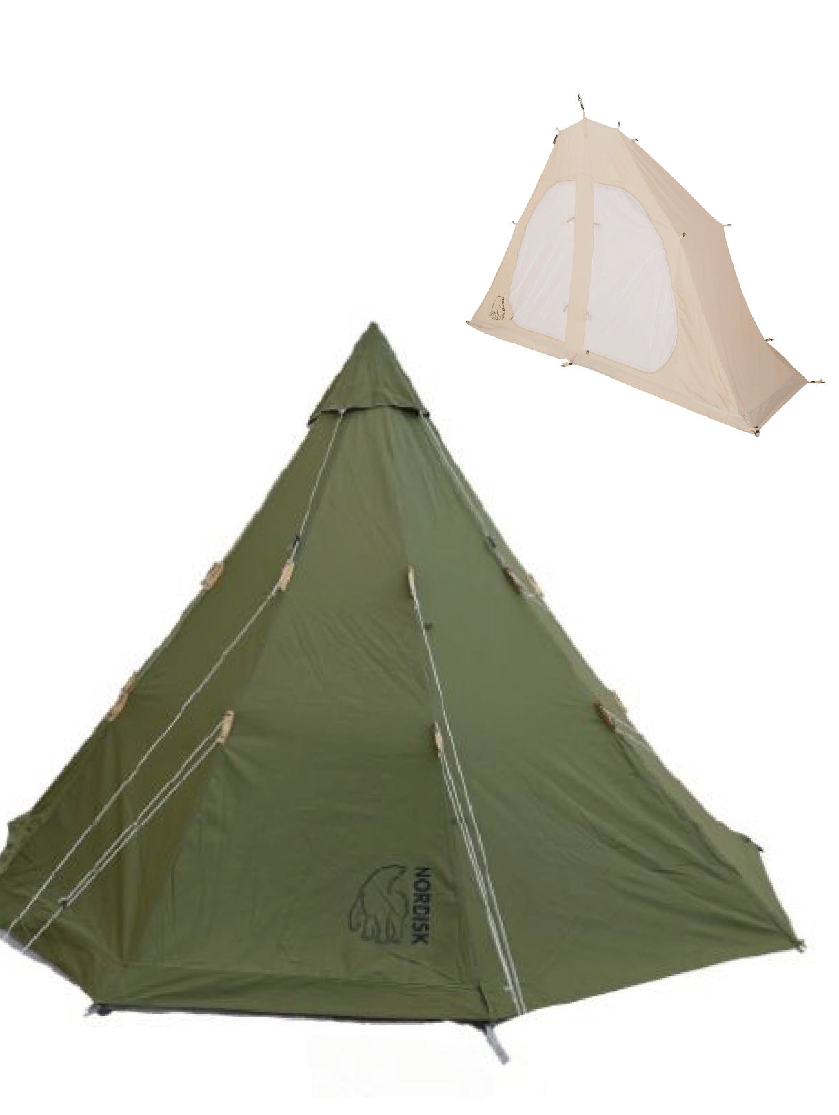 Alfheim 12.6 Khaki & inner tent set