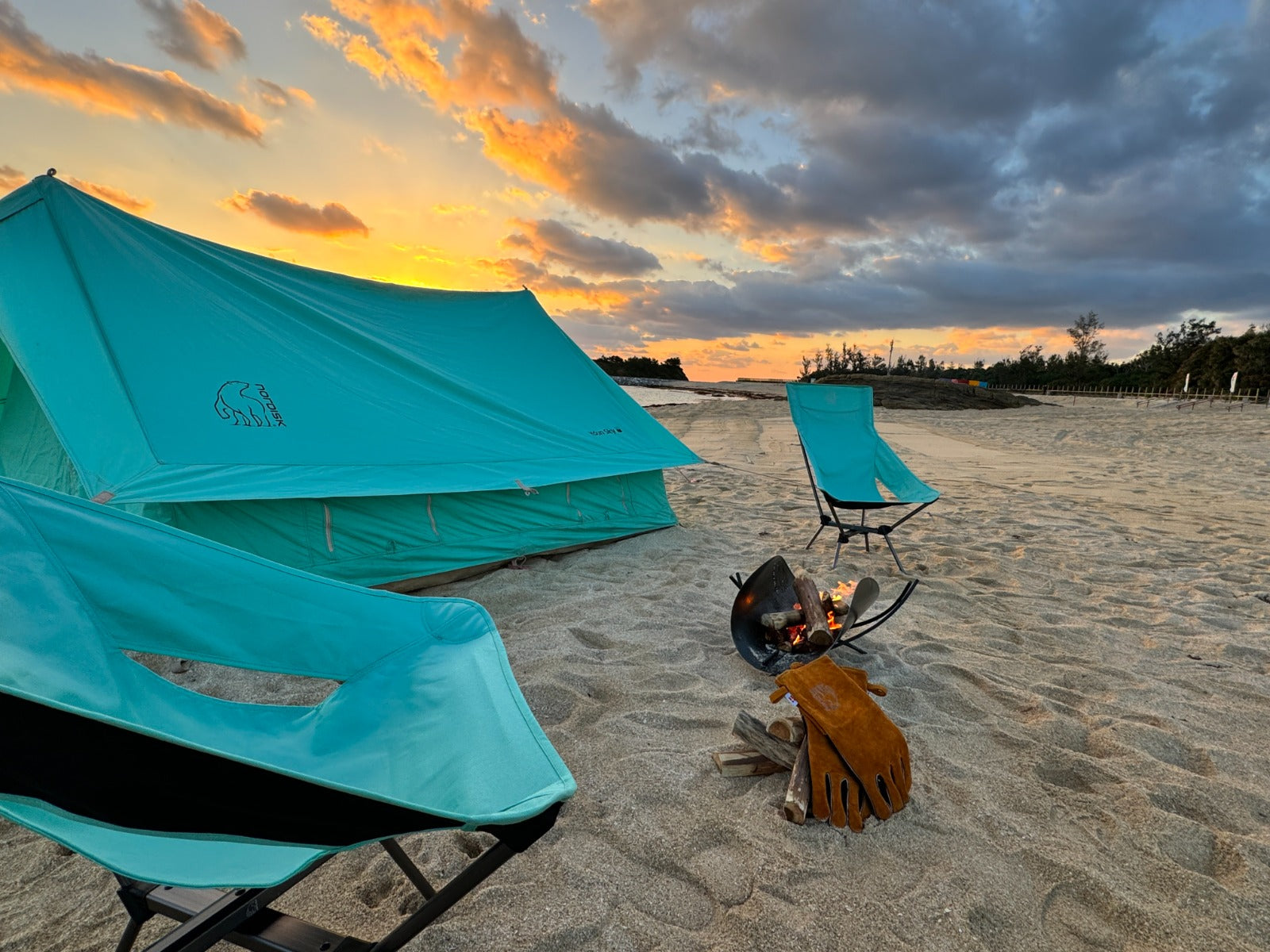 Ydun 5.5 Technical Cotton Tent SMU, Turquoise