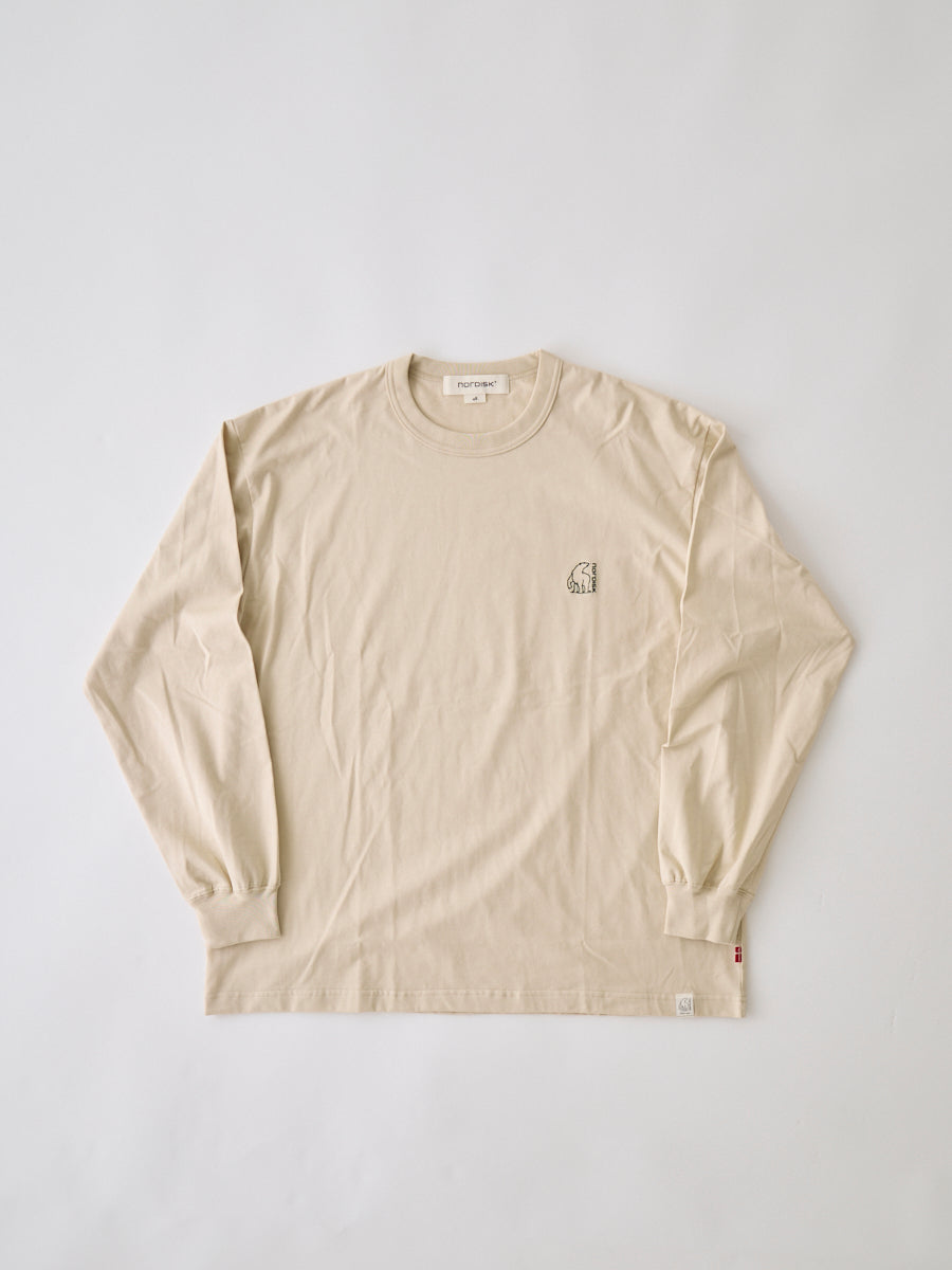 OG COTTON EMBROIDERY LOGO L/S TSHIRT