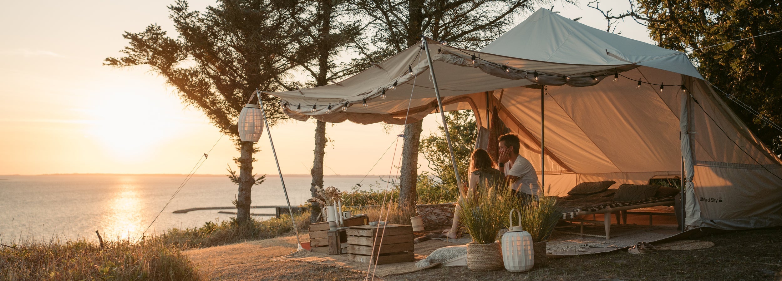 イギリス製　布テント　キャンプ　グランピング　ノルディス Glamping
