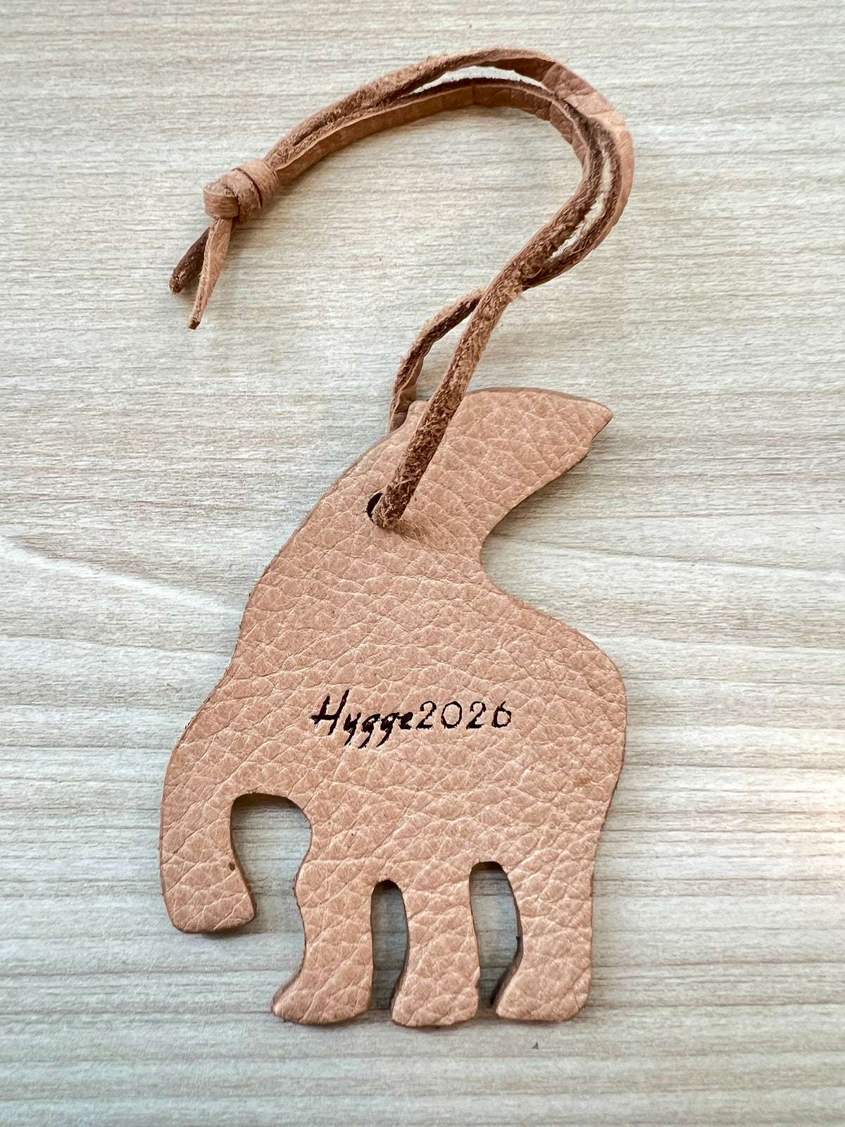 【HWNVOL.8 WORKSHOP】leather charm