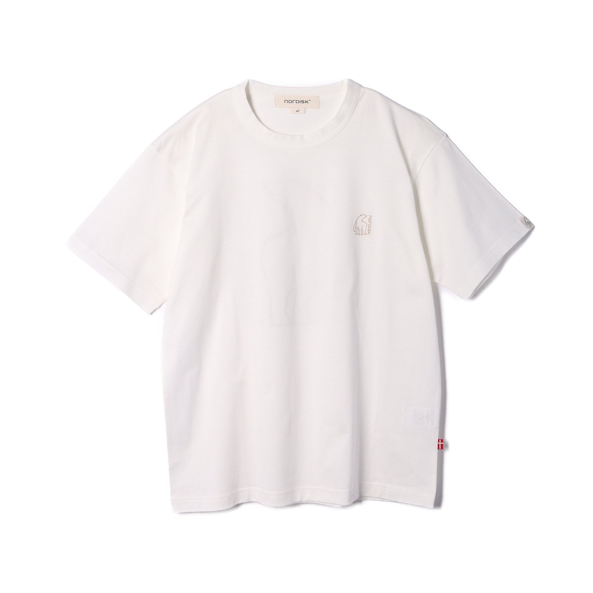 EMBROIDERY & BACK PRINT TEE UNISEX