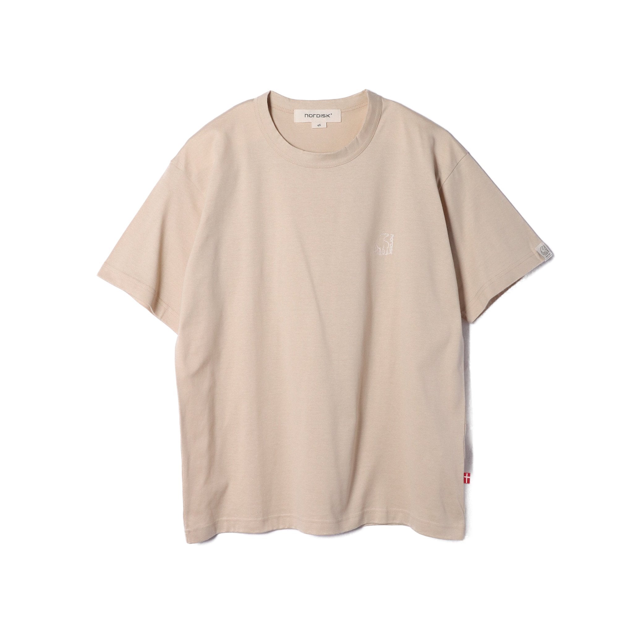 EMBROIDERY & BACK PRINT TEE UNISEX