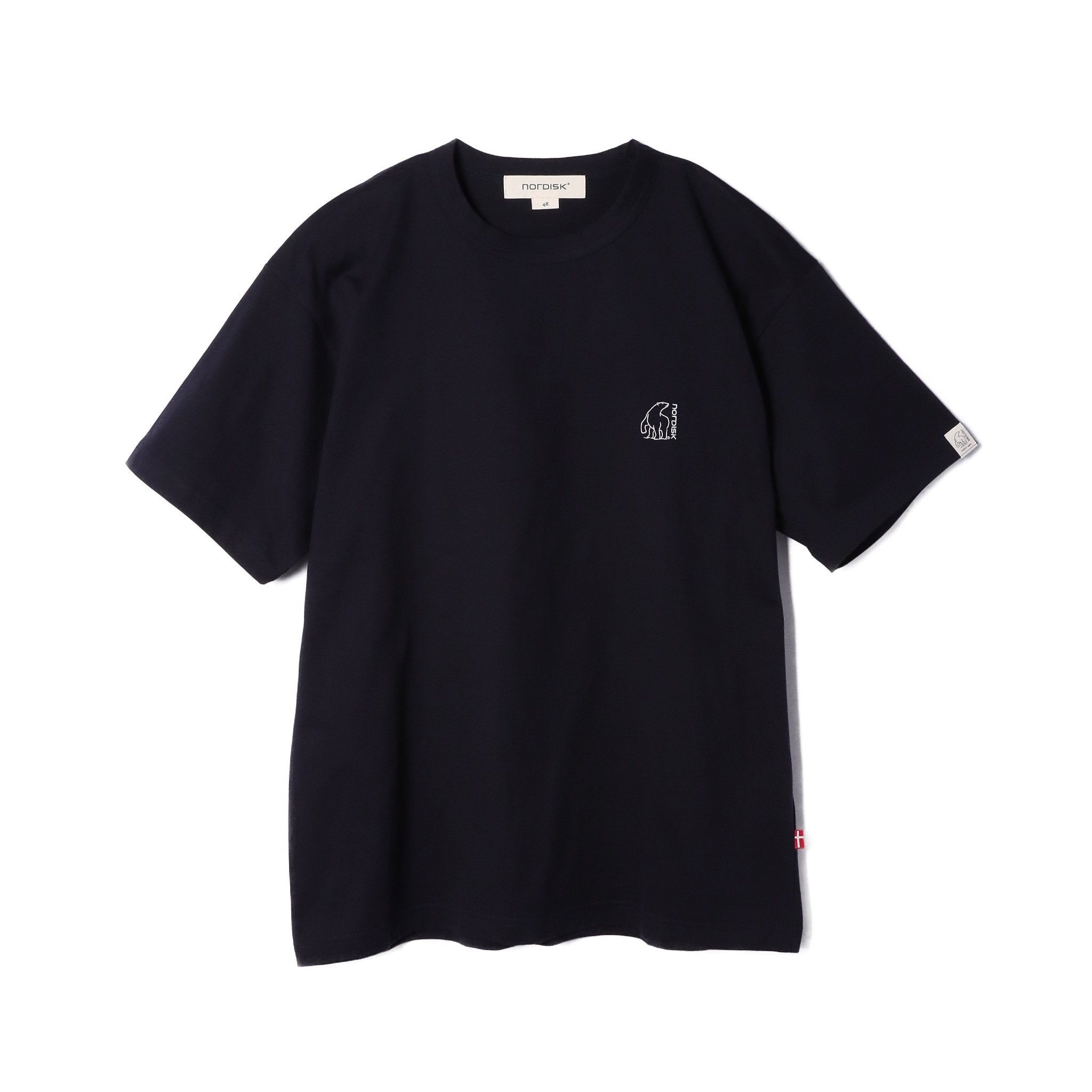 EMBROIDERY & BACK PRINT TEE UNISEX