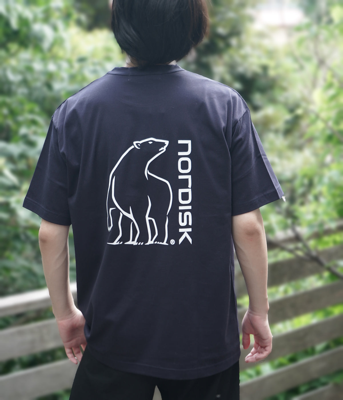 EMBROIDERY & BACK PRINT TEE UNISEX