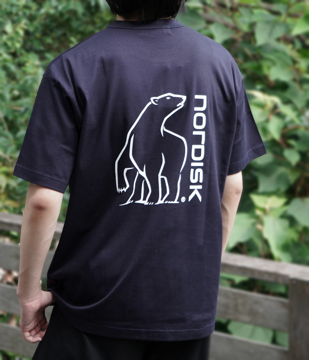 EMBROIDERY & BACK PRINT TEE UNISEX