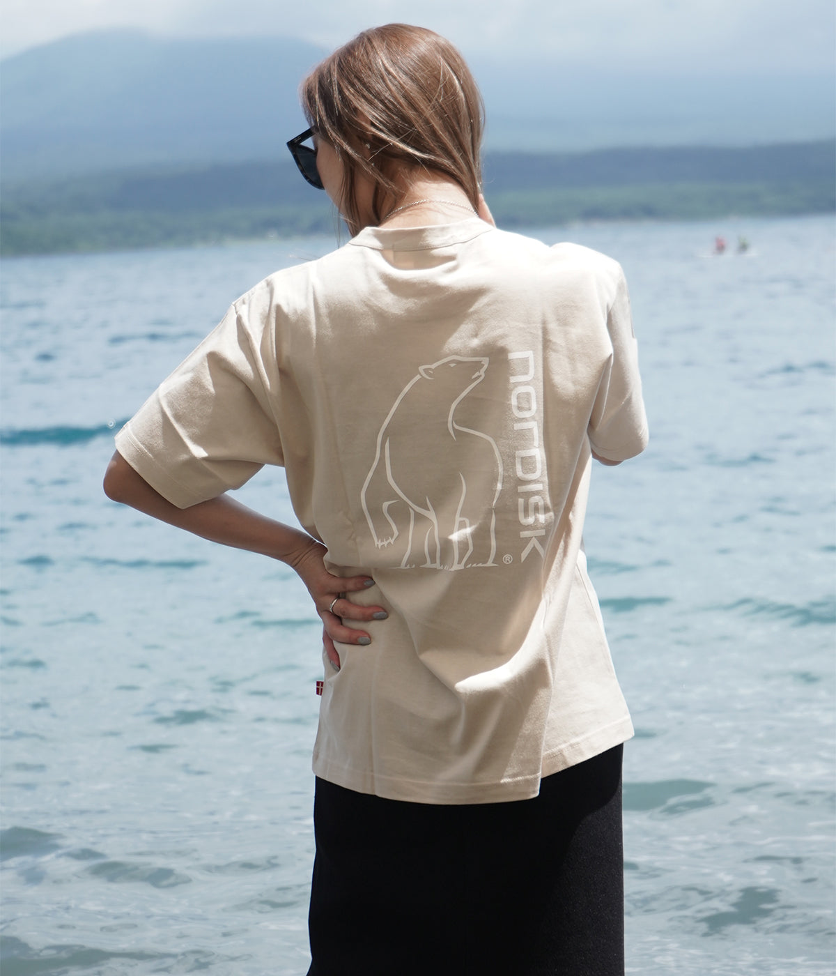 EMBROIDERY & BACK PRINT TEE UNISEX