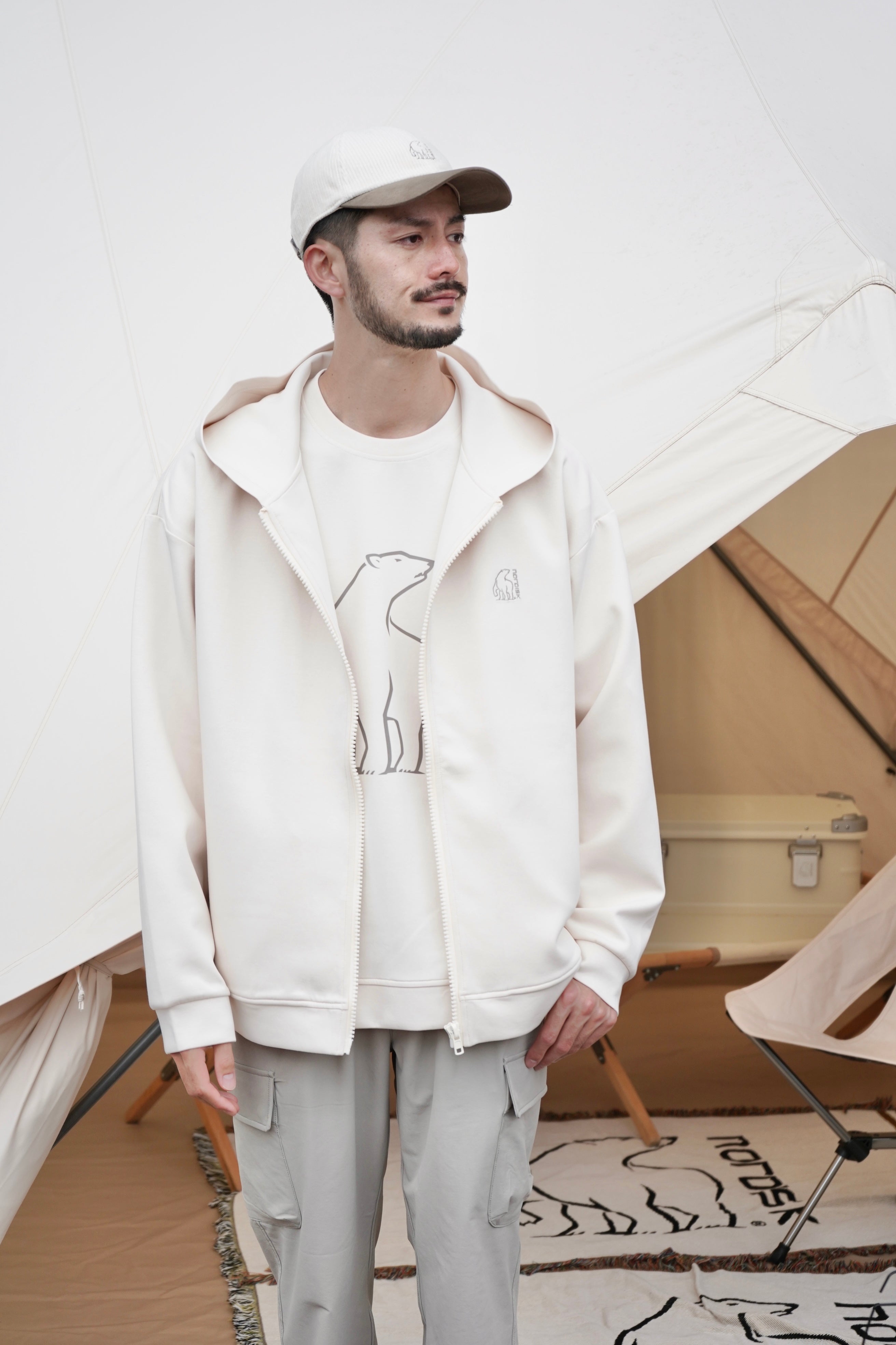 DOUBLE AIR JERSEY UNI FOODIE JACKET