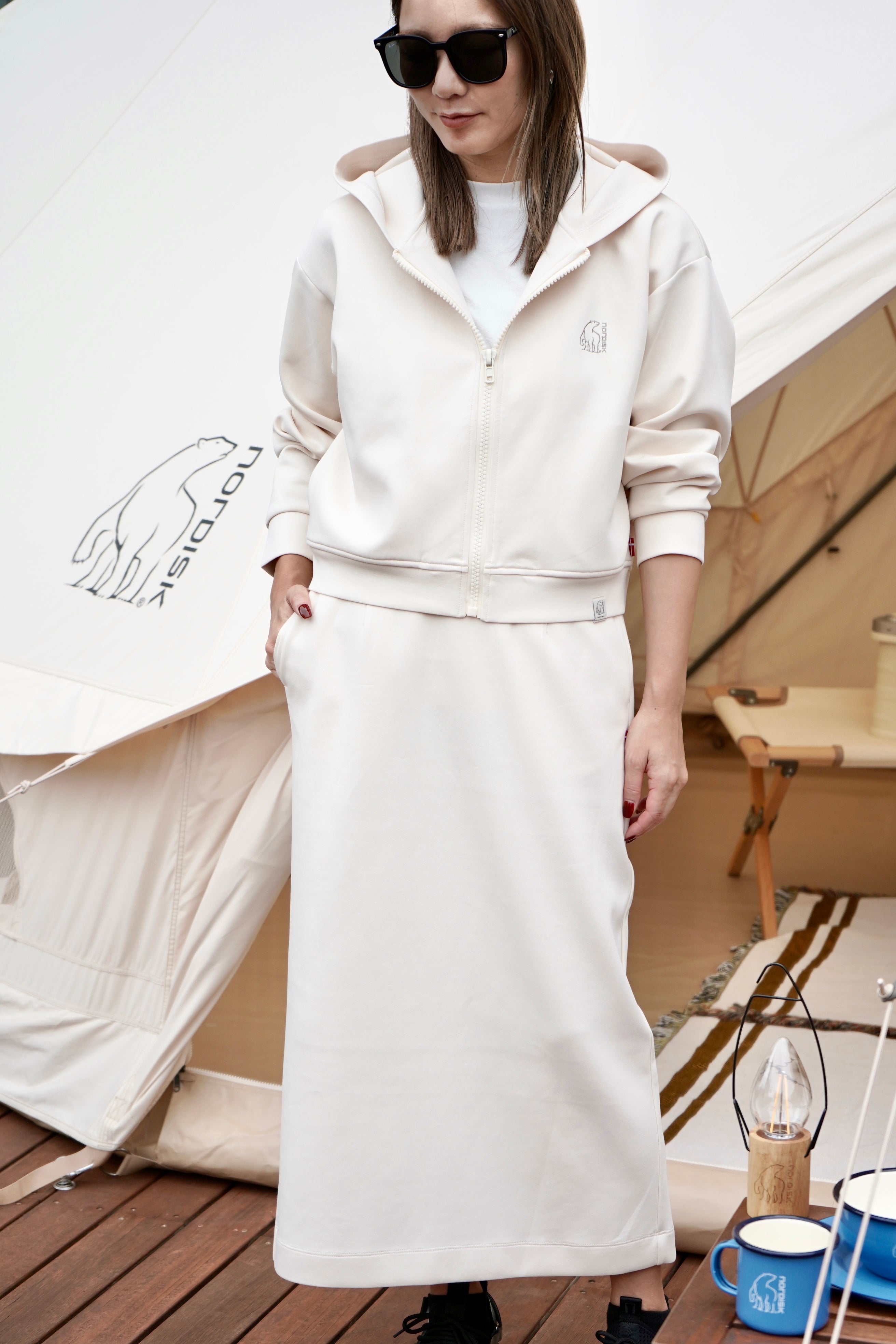 DOUBLE AIR JERSEY WOMEN'S FOODIE JACKET