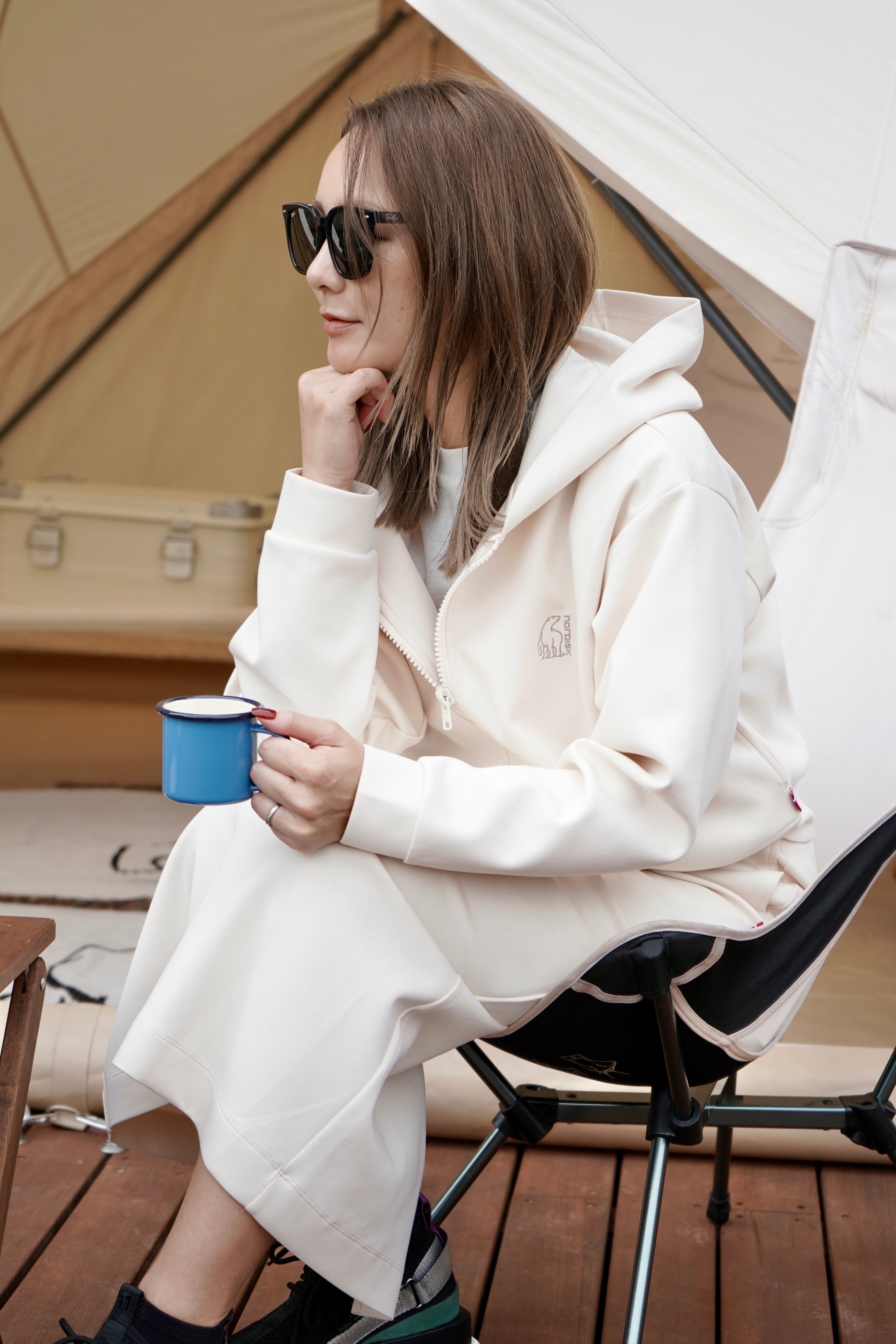 DOUBLE AIR JERSEY WOMEN'S FOODIE JACKET