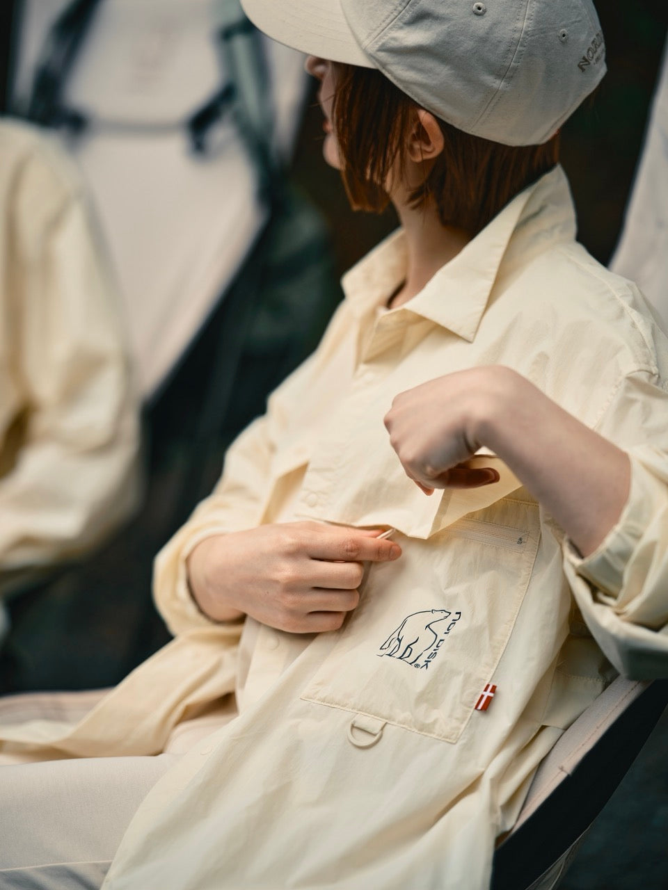 NYLON TAFFETA WOMEN'S SHIRTS DRESS