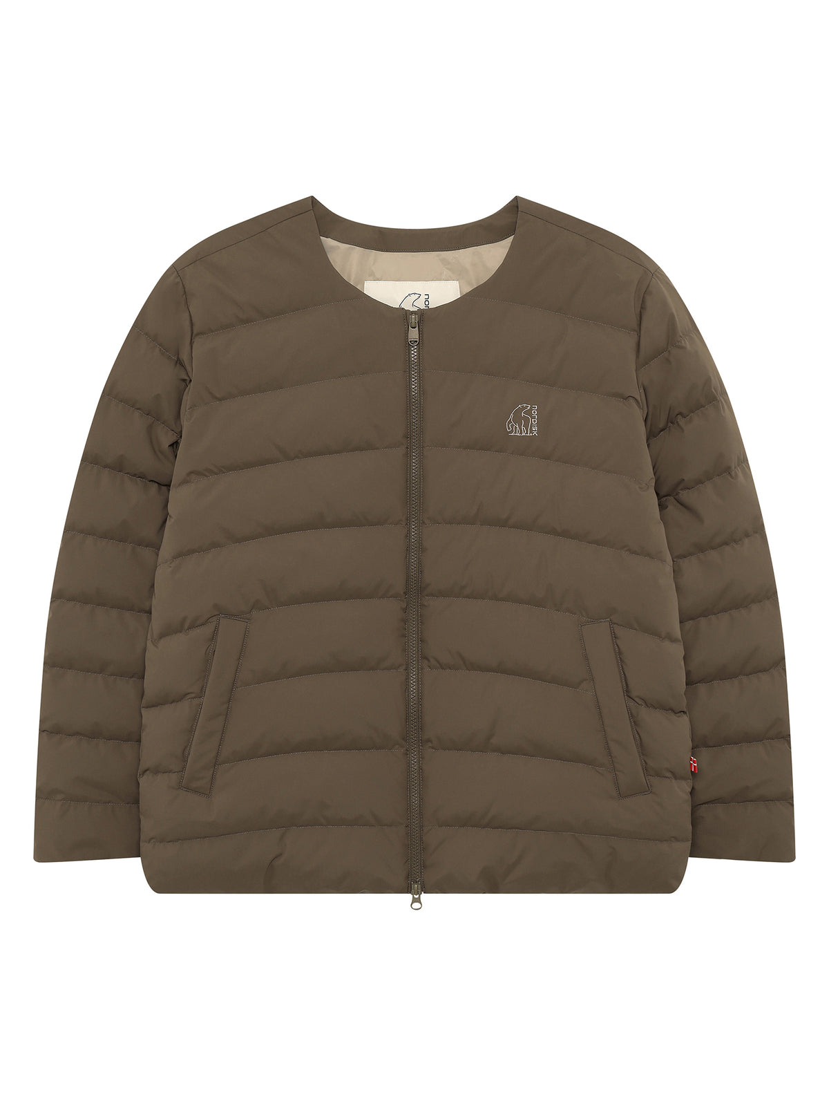 MEN'S ALMOND LIGHTWEIGHT CRYSTAL DOWN JACKET