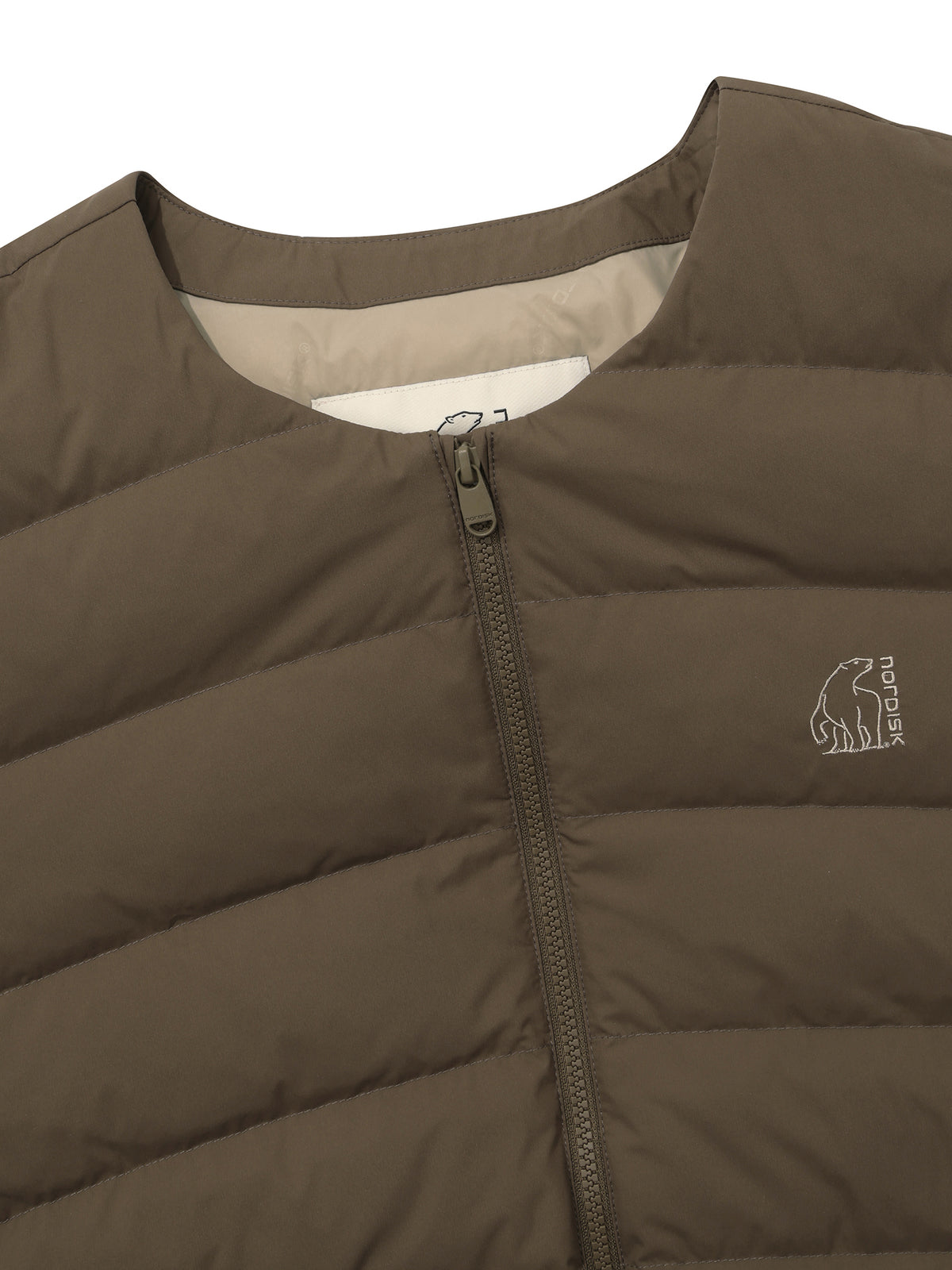 MEN'S ALMOND LIGHTWEIGHT CRYSTAL DOWN JACKET