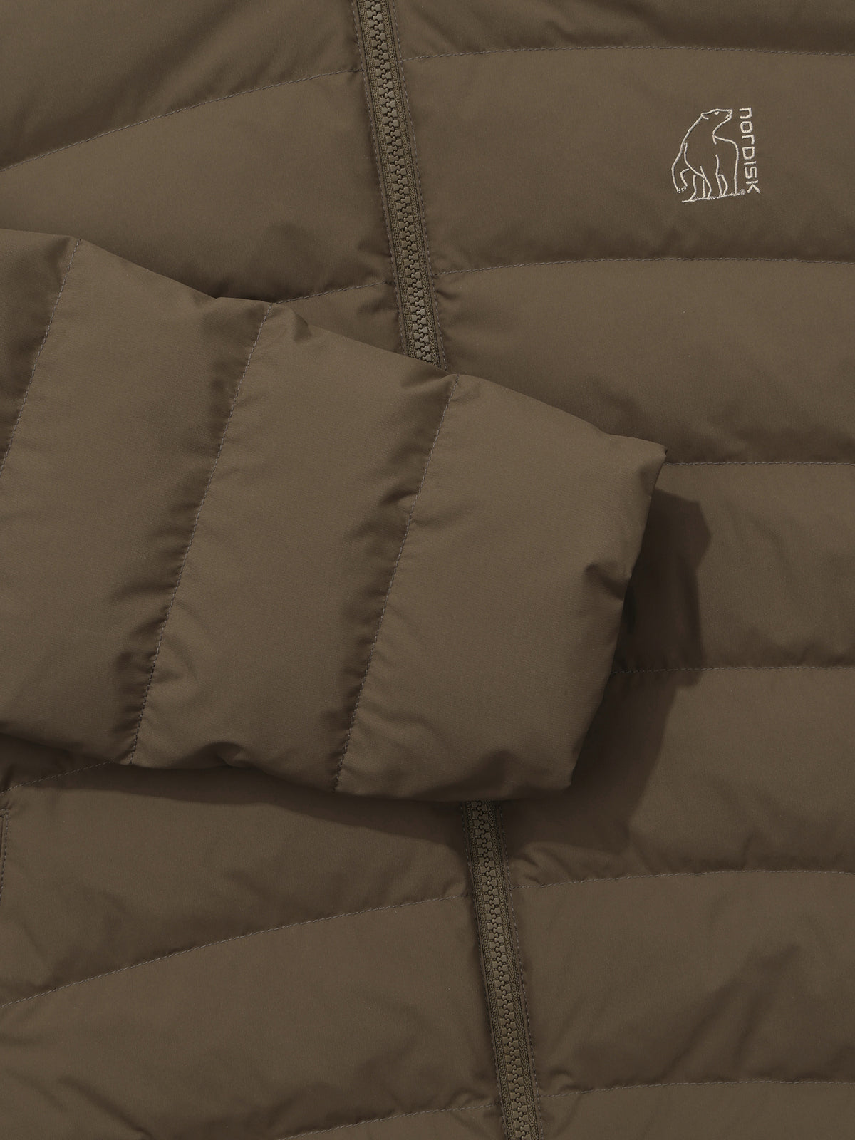 MEN'S ALMOND LIGHTWEIGHT CRYSTAL DOWN JACKET