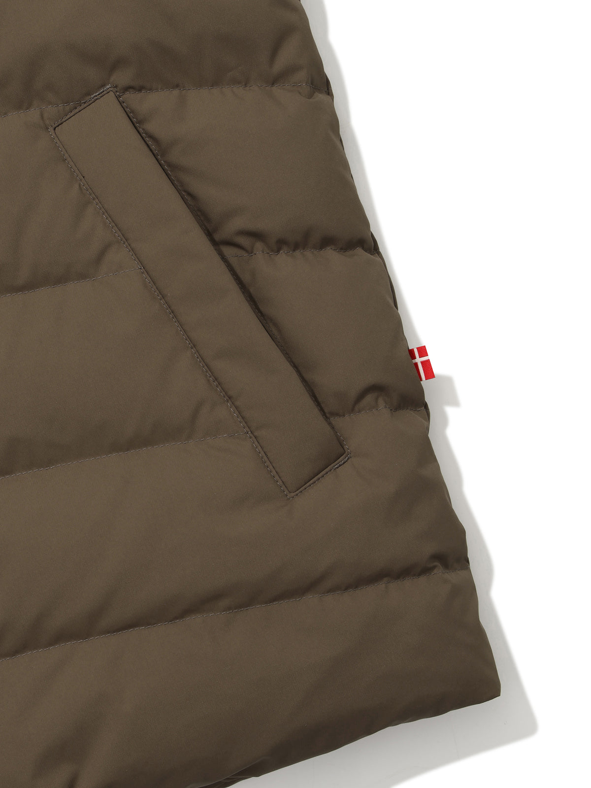 MEN'S ALMOND LIGHTWEIGHT CRYSTAL DOWN JACKET