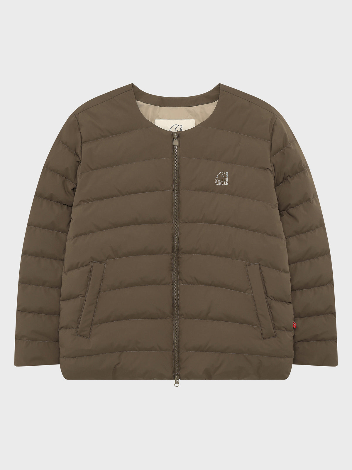MEN'S ALMOND LIGHTWEIGHT CRYSTAL DOWN JACKET