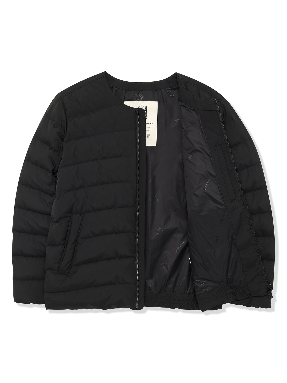 MEN'S ALMOND LIGHTWEIGHT CRYSTAL DOWN JACKET