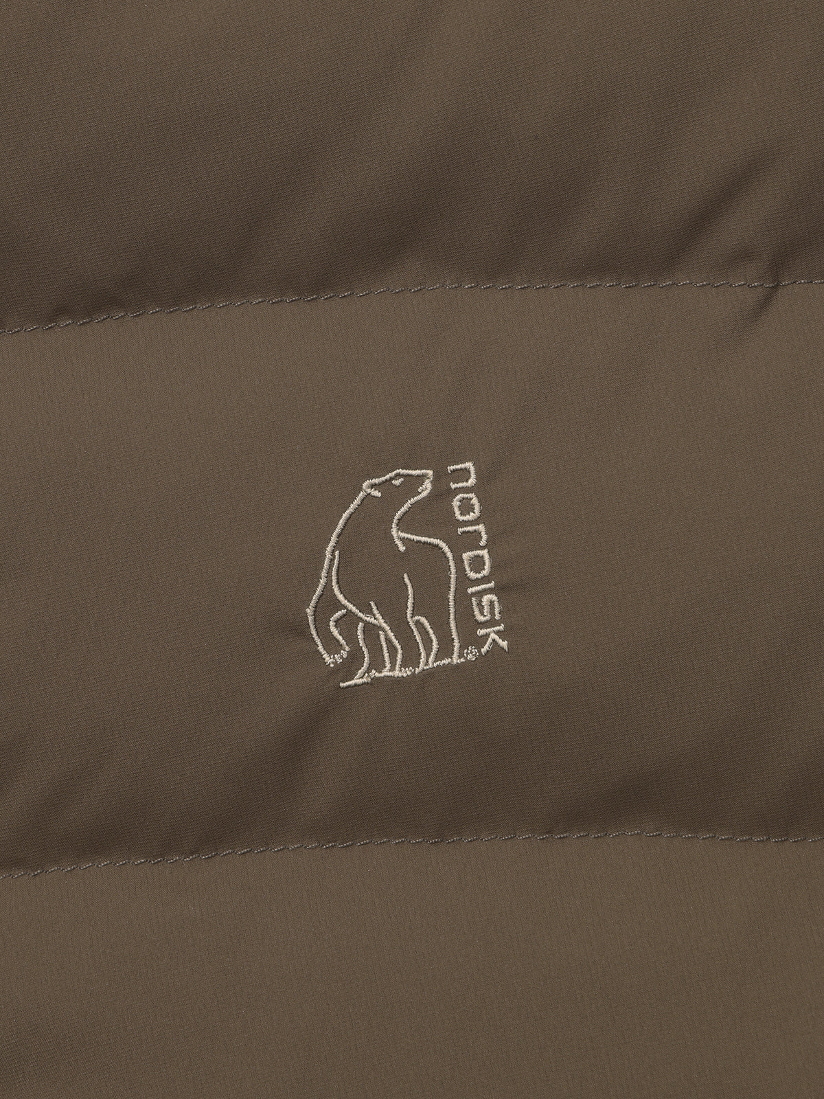 UNI ALMOND LIGHTWEIGHT CRYSTAL DOWN VEST