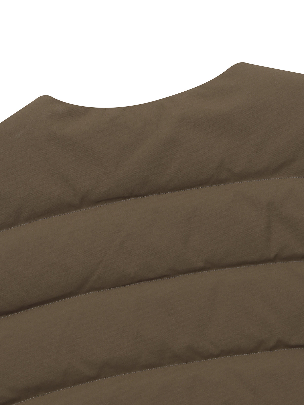 UNI ALMOND LIGHTWEIGHT CRYSTAL DOWN VEST