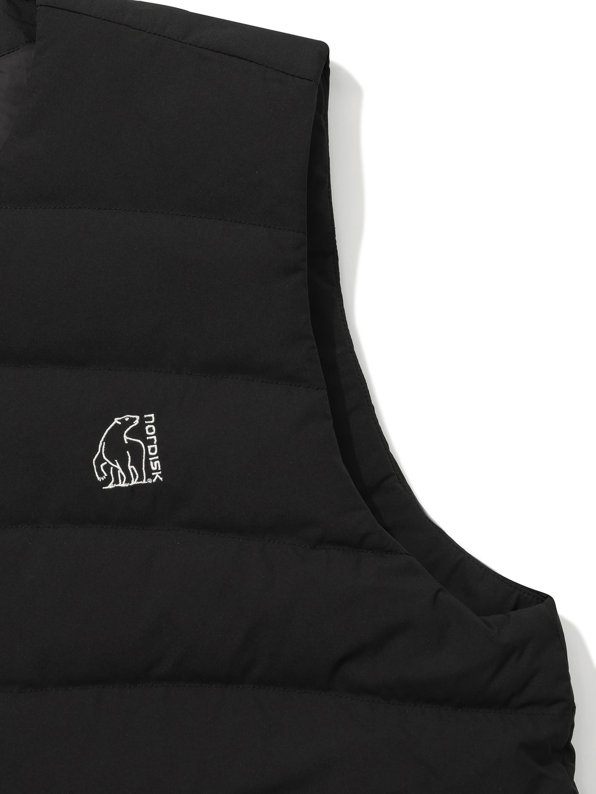 UNI ALMOND LIGHTWEIGHT CRYSTAL DOWN VEST