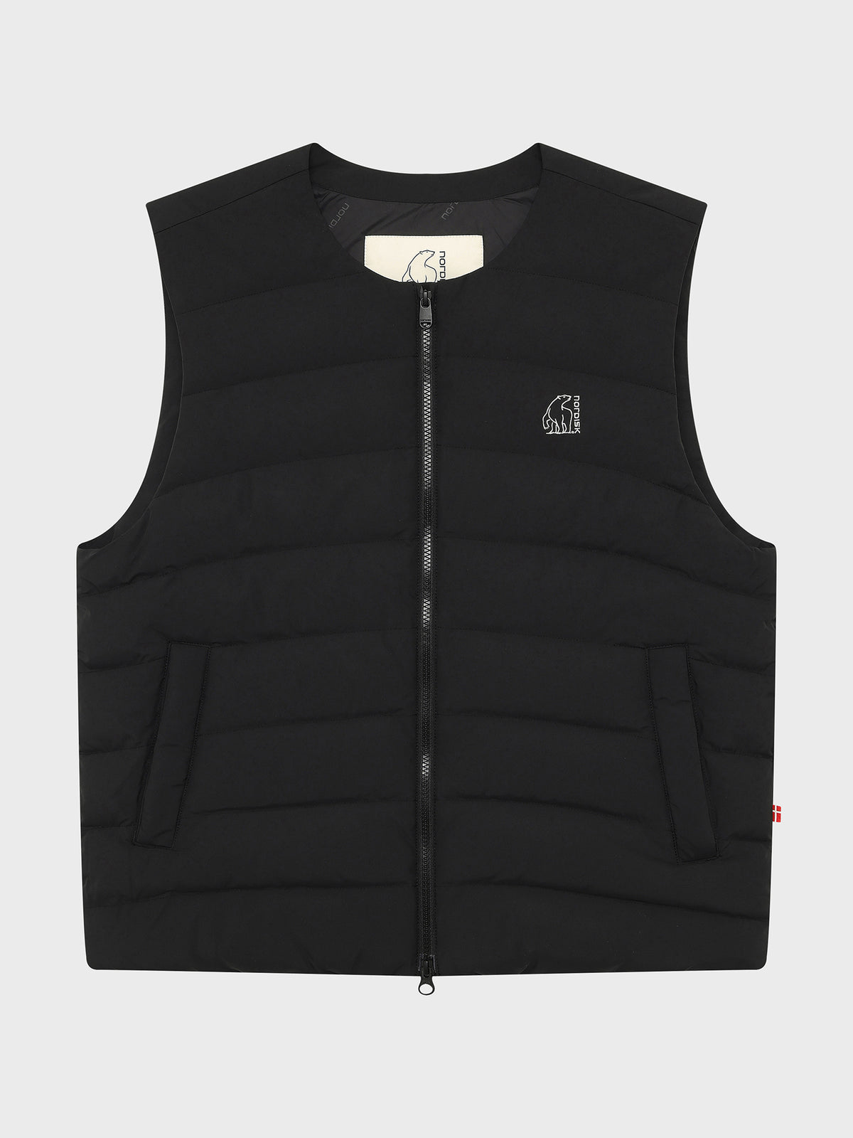 UNI ALMOND LIGHTWEIGHT CRYSTAL DOWN VEST