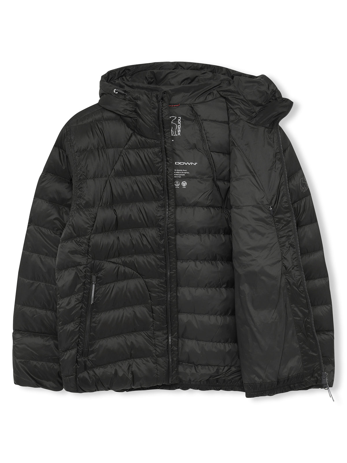 UNI ROCKY LIGHT CRYSTAL DOWN HOODIE JUMPER