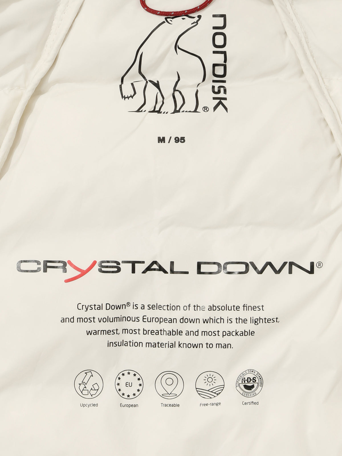 UNI ROCKY LIGHT CRYSTAL DOWN HOODIE JUMPER