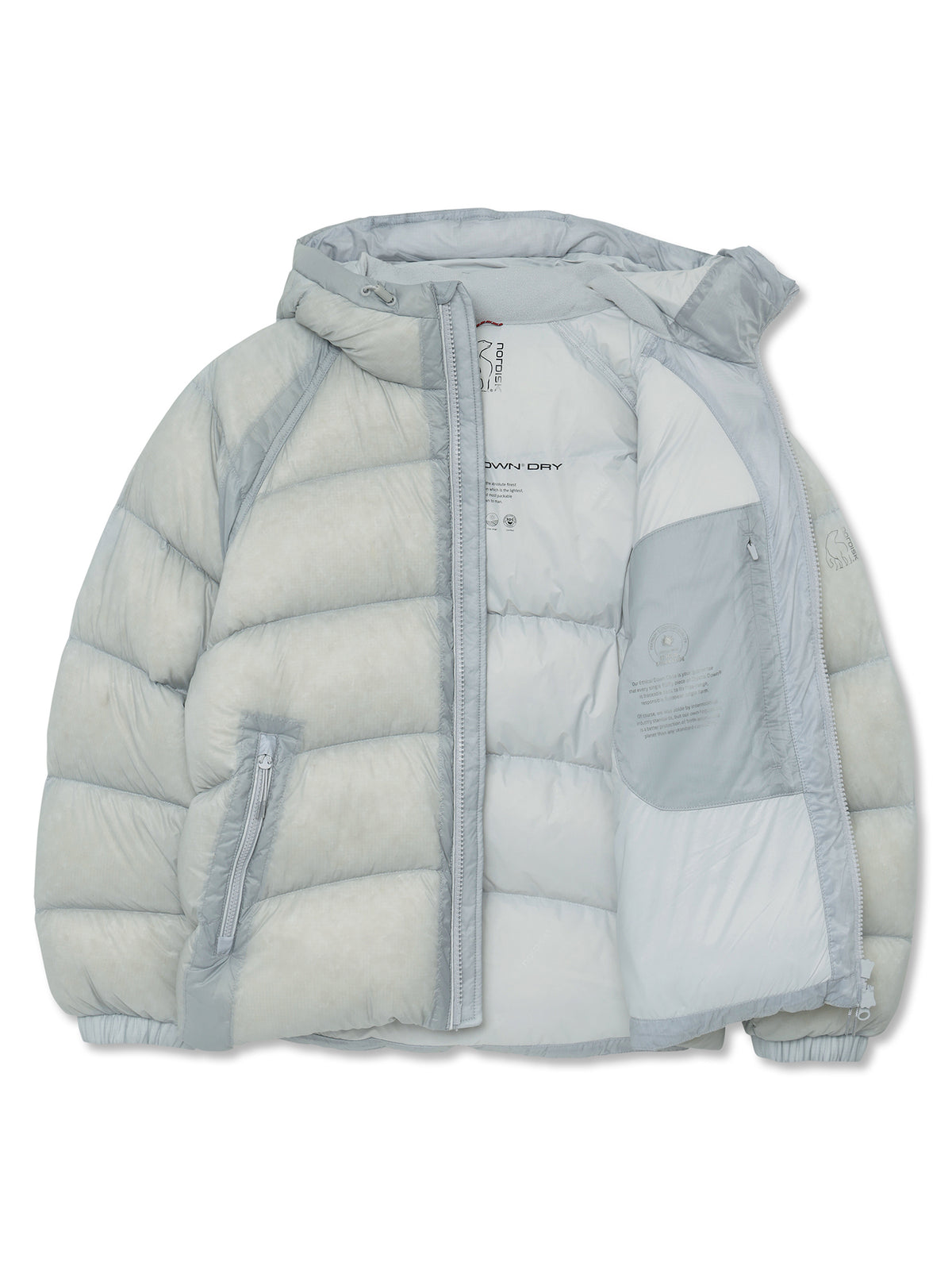 UNI ROCKY DRY CRYSTAL DOWN HOODIE JUMPER